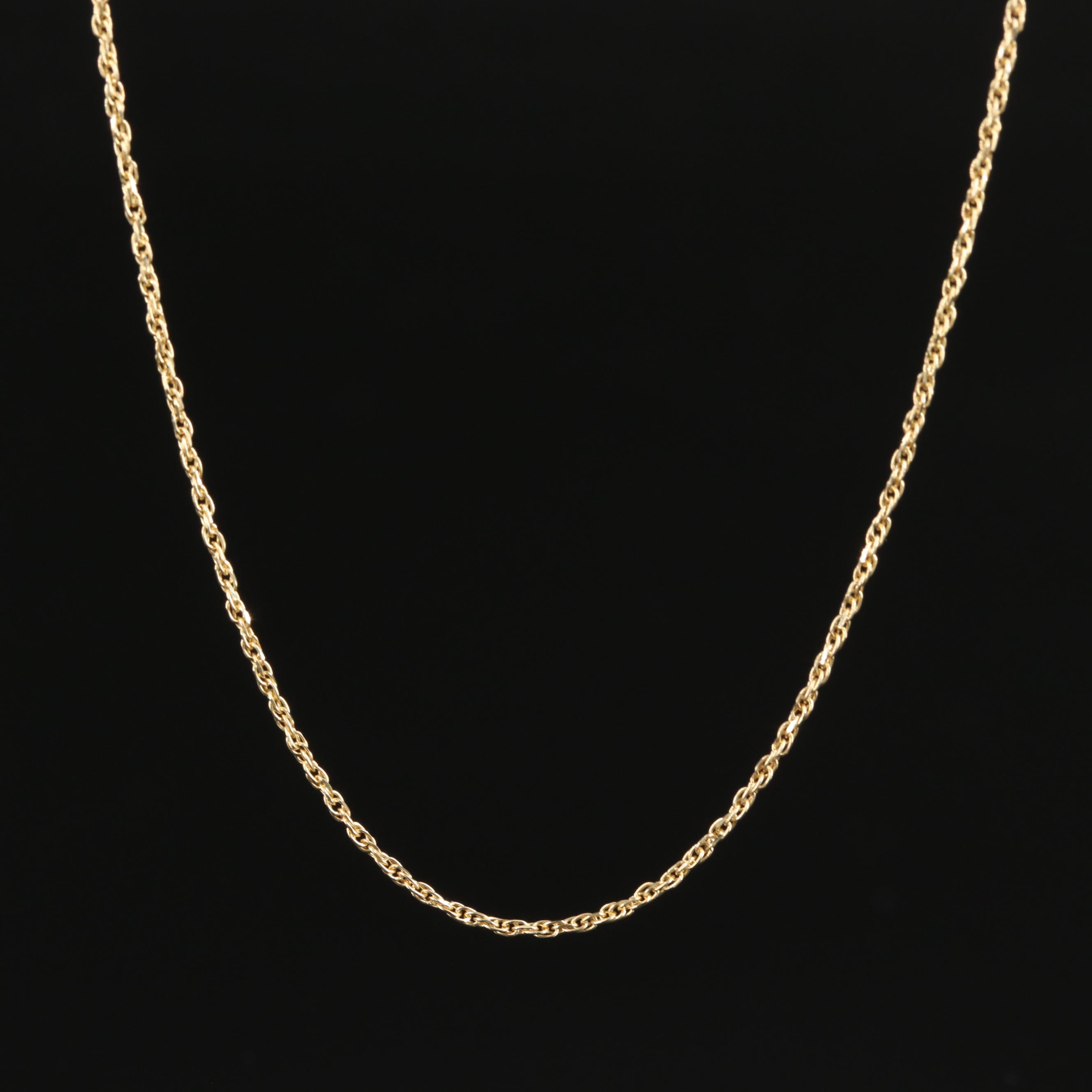 14K Fancy Chain Necklace