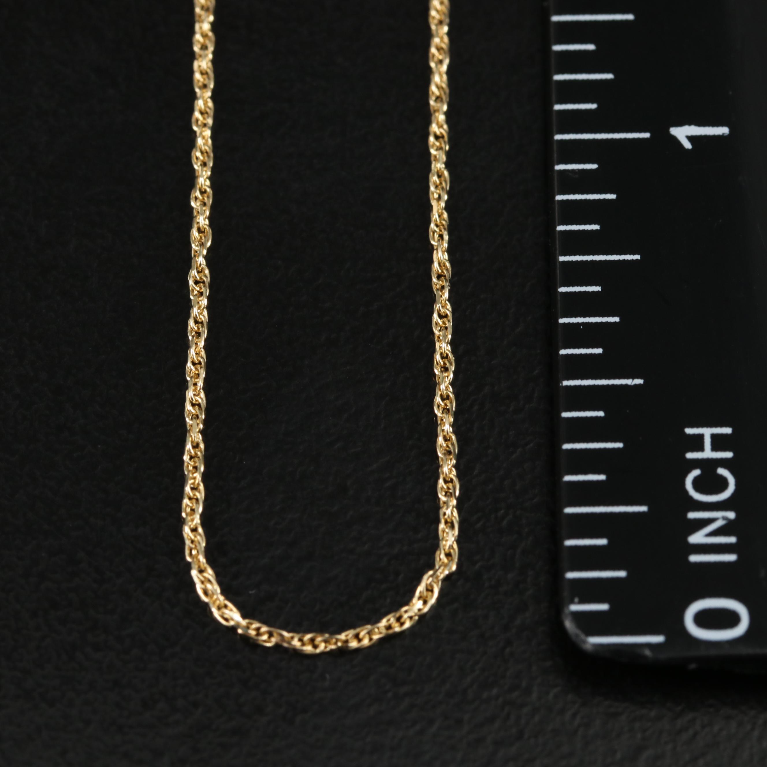14K Fancy Chain Necklace