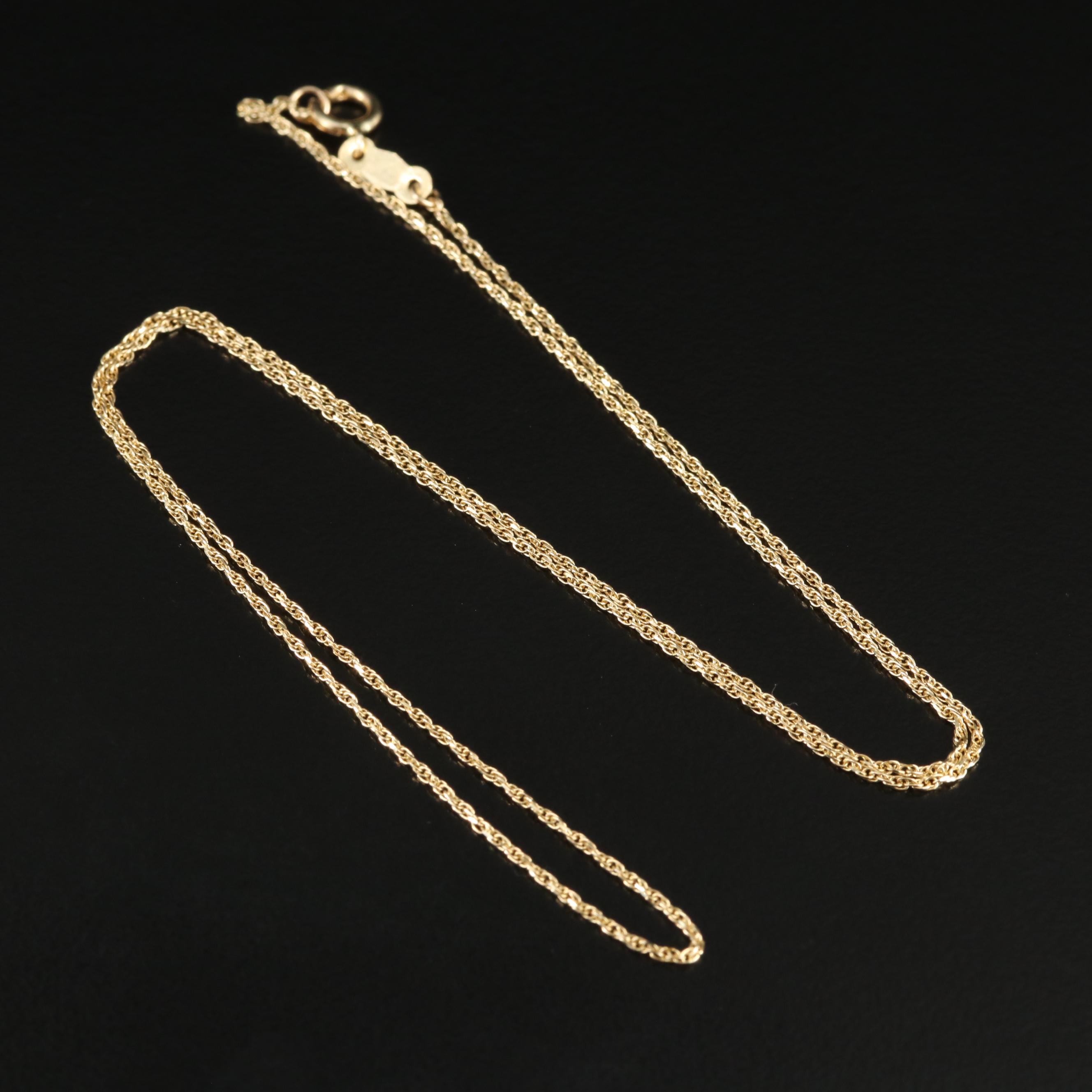 14K Fancy Chain Necklace