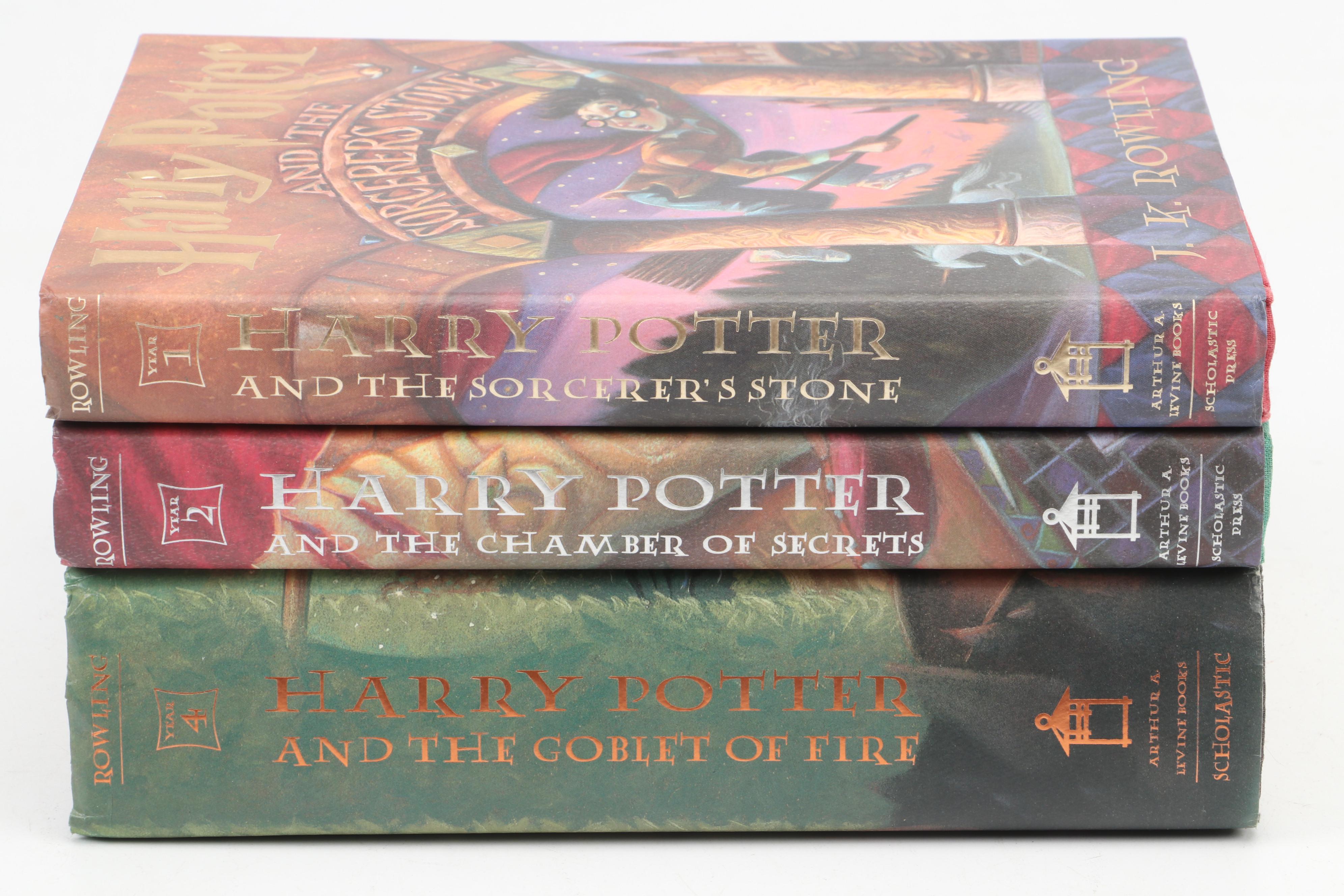 First American Edition "Harry Potter" Partial Series by J. K. Rowling