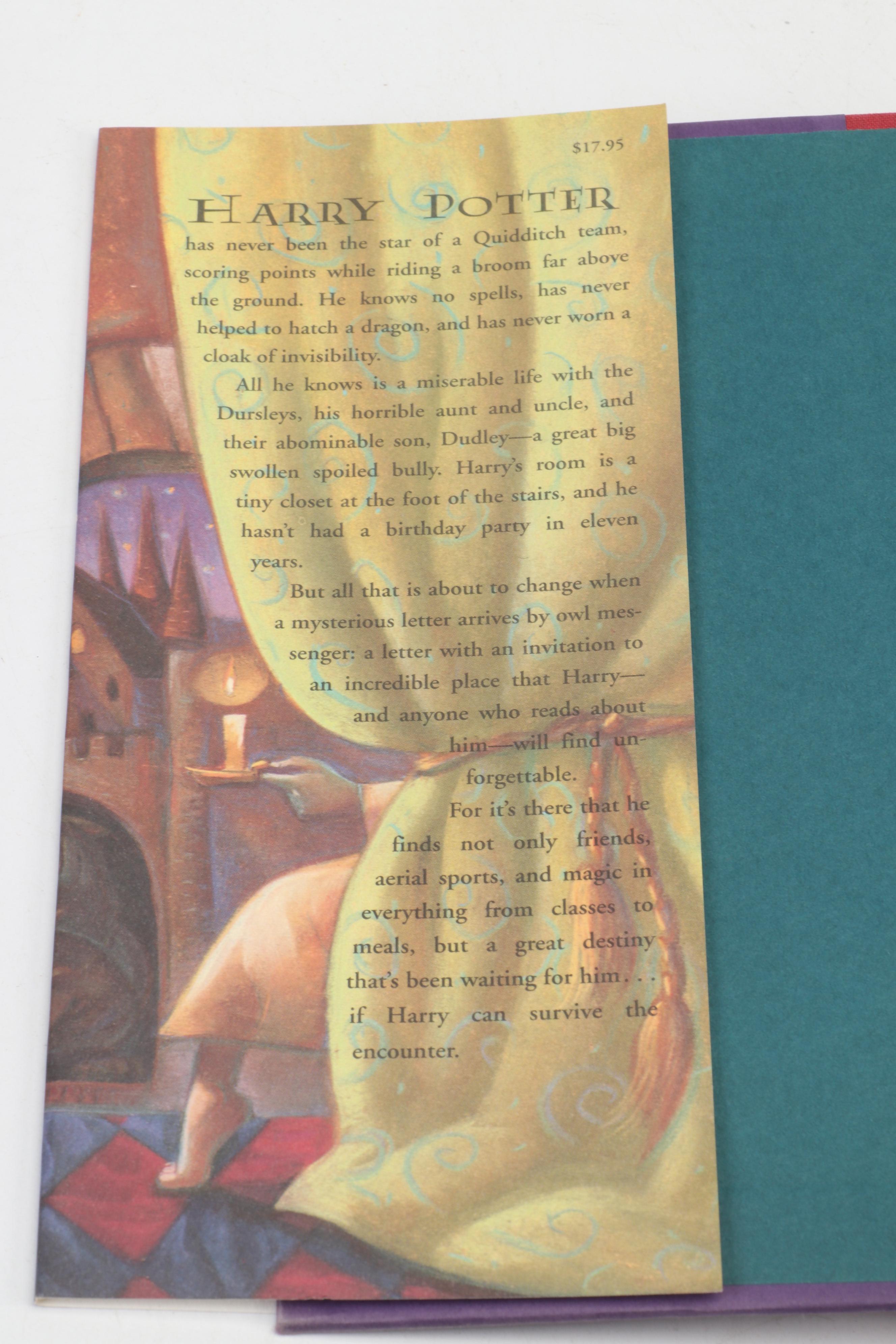 First American Edition "Harry Potter" Partial Series by J. K. Rowling