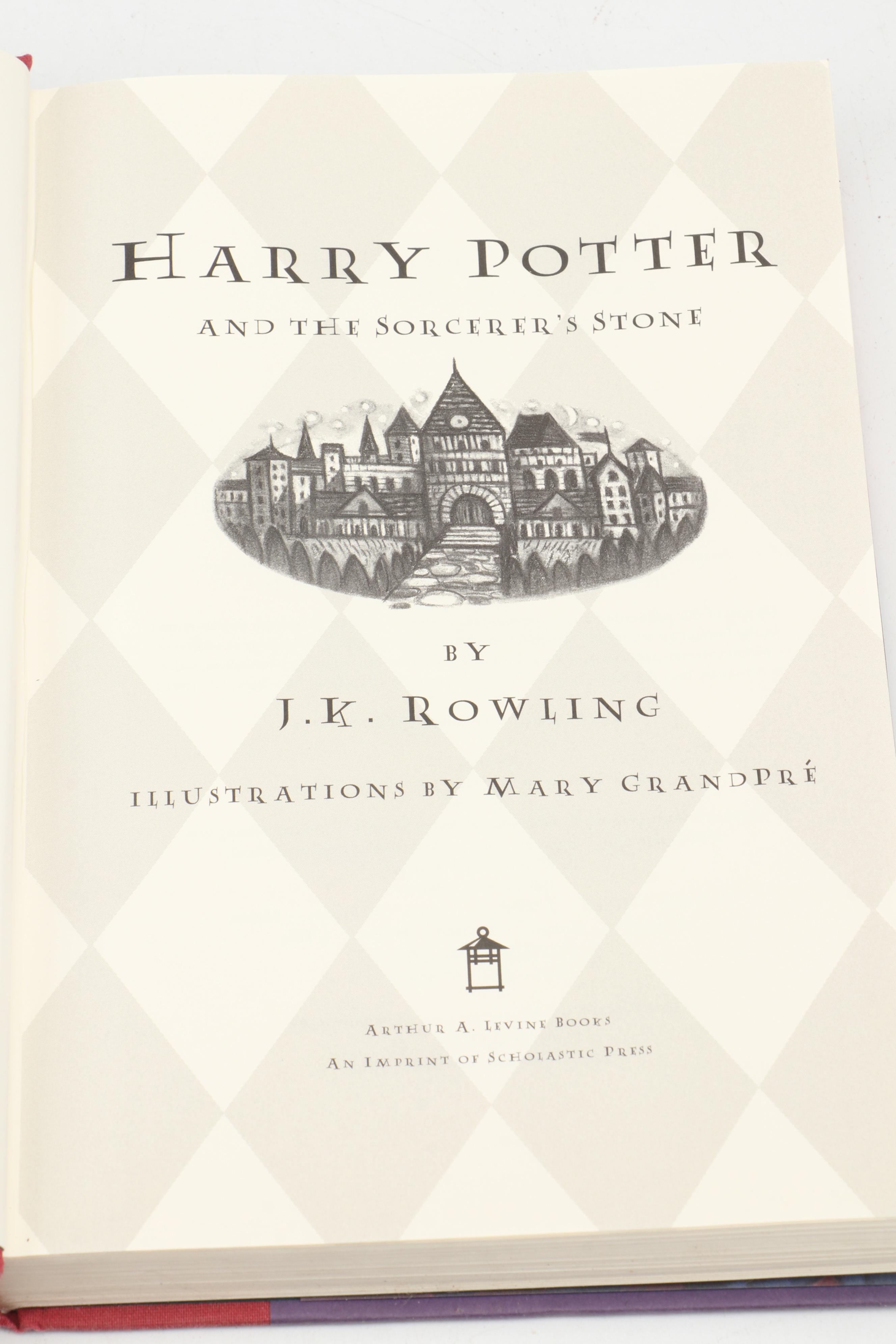 First American Edition "Harry Potter" Partial Series by J. K. Rowling
