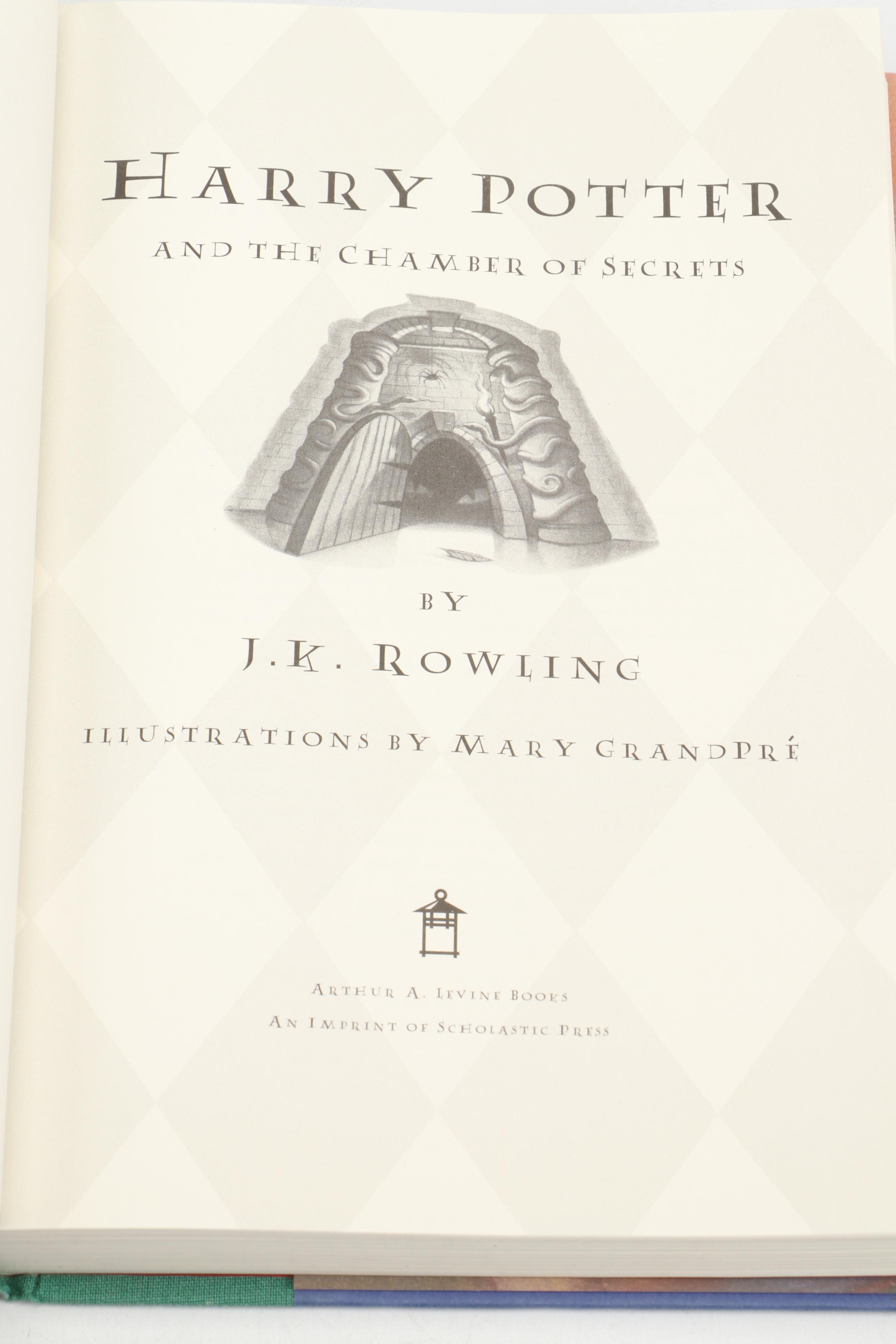 First American Edition "Harry Potter" Partial Series by J. K. Rowling