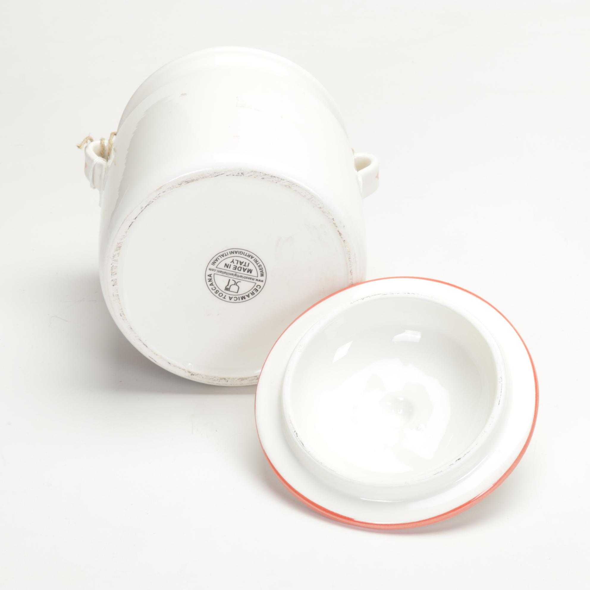 Hand-Painted Tuscan Style Pottery, Nordic Ware Lemon Bread Pan, & More