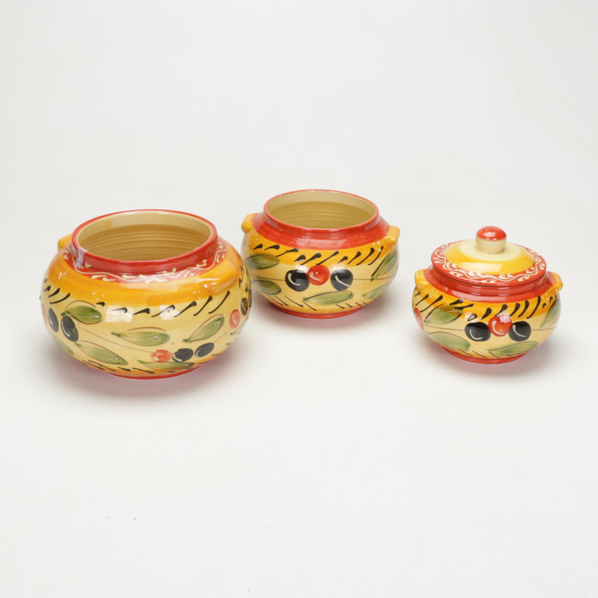 Hand-Painted Tuscan Style Pottery, Nordic Ware Lemon Bread Pan, & More