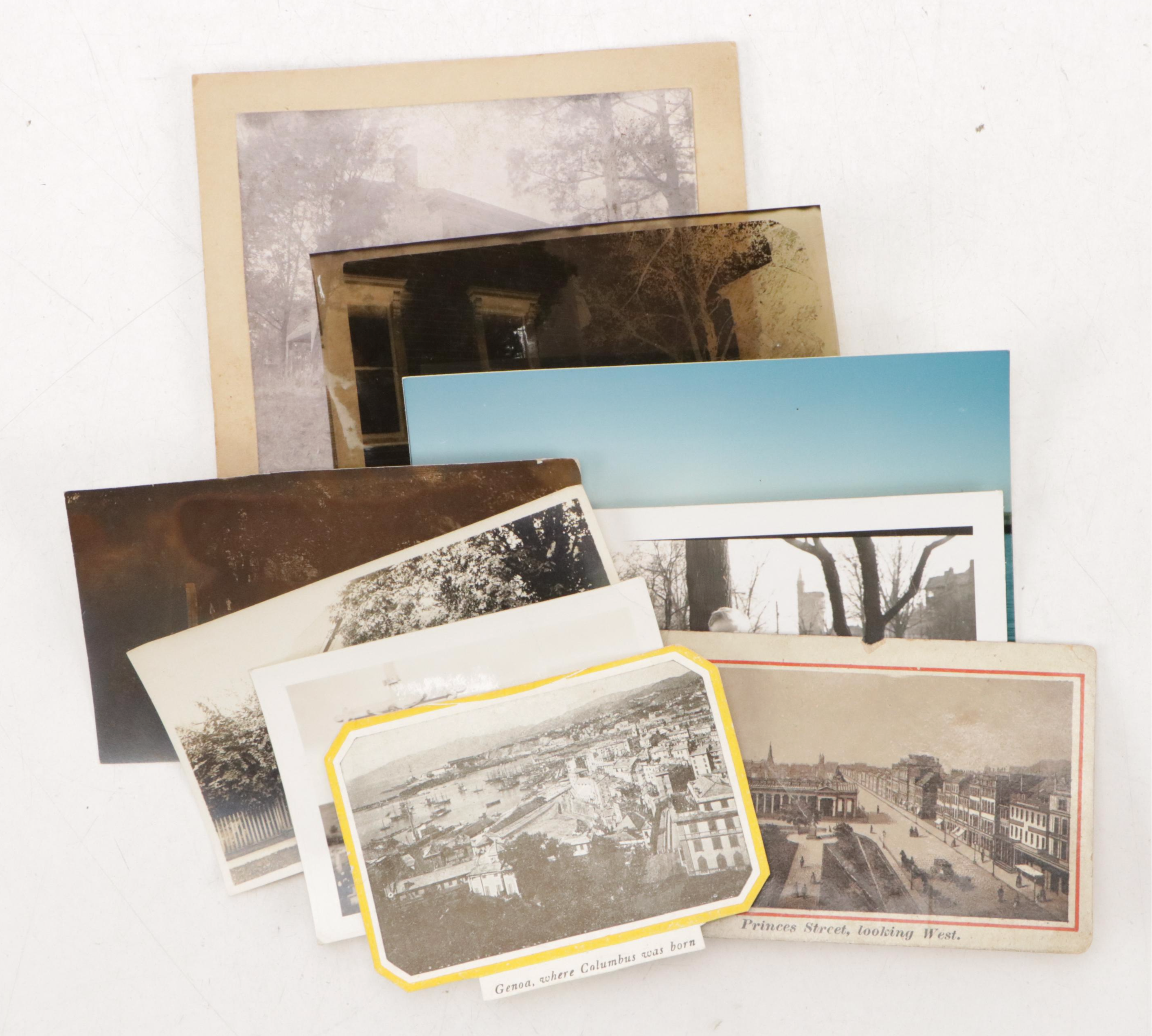 Photographs of Men, Women and Children with Stereoscope View Cards