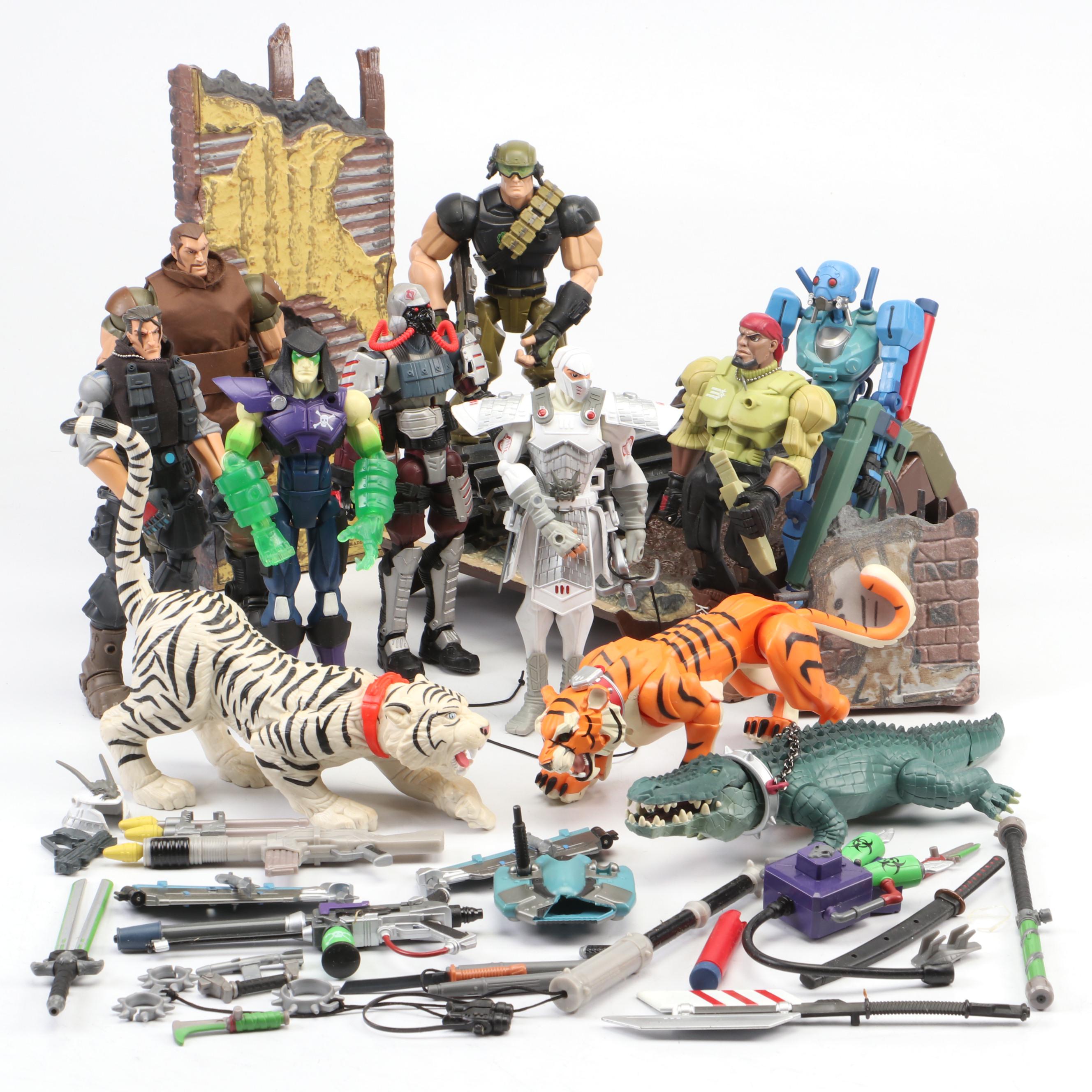 Hasbro "G.I. Joe Sigma 6"  with "Adventure Team" and Other Action Figures