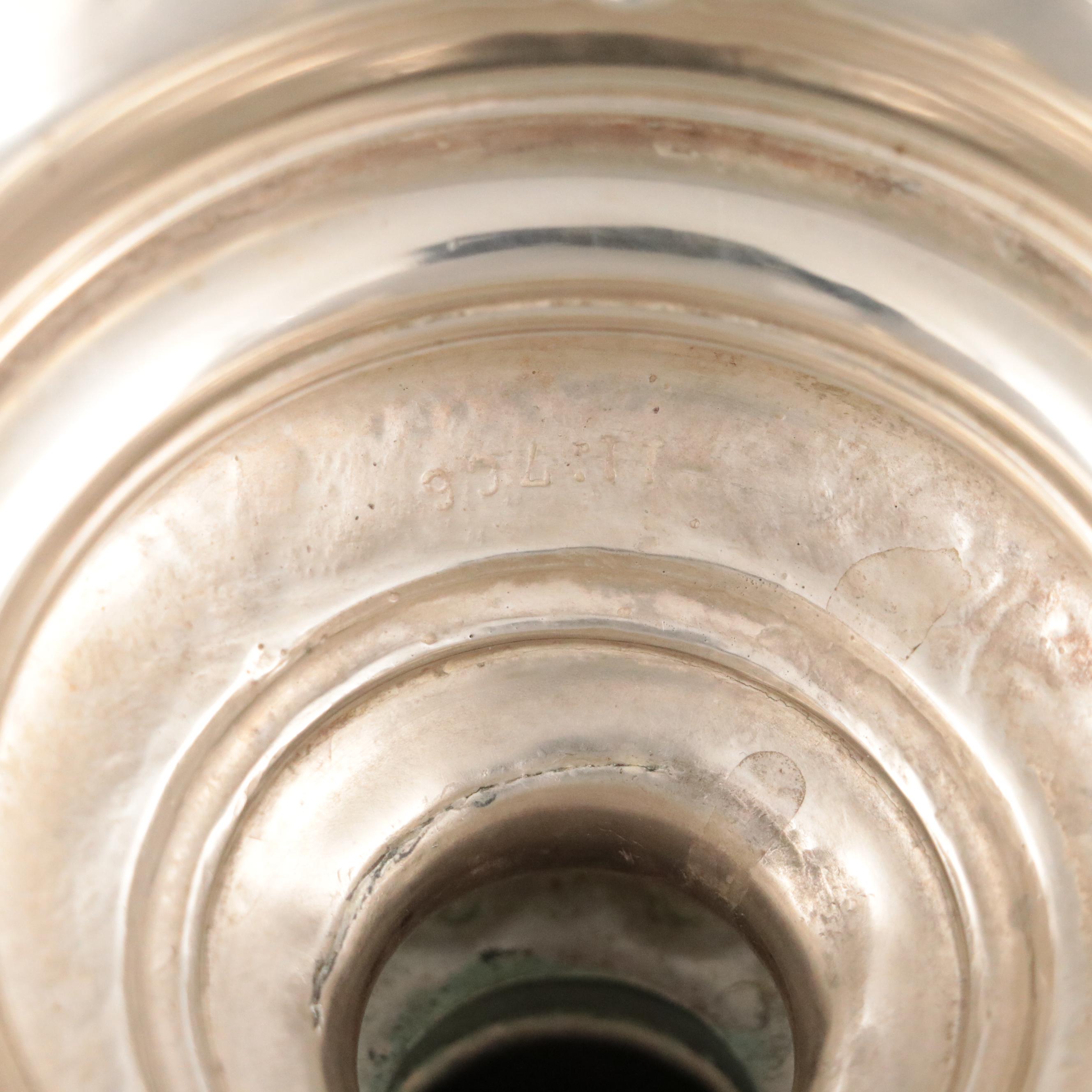 Gorham Ornate Neoclassical Sterling Silver Candlesticks