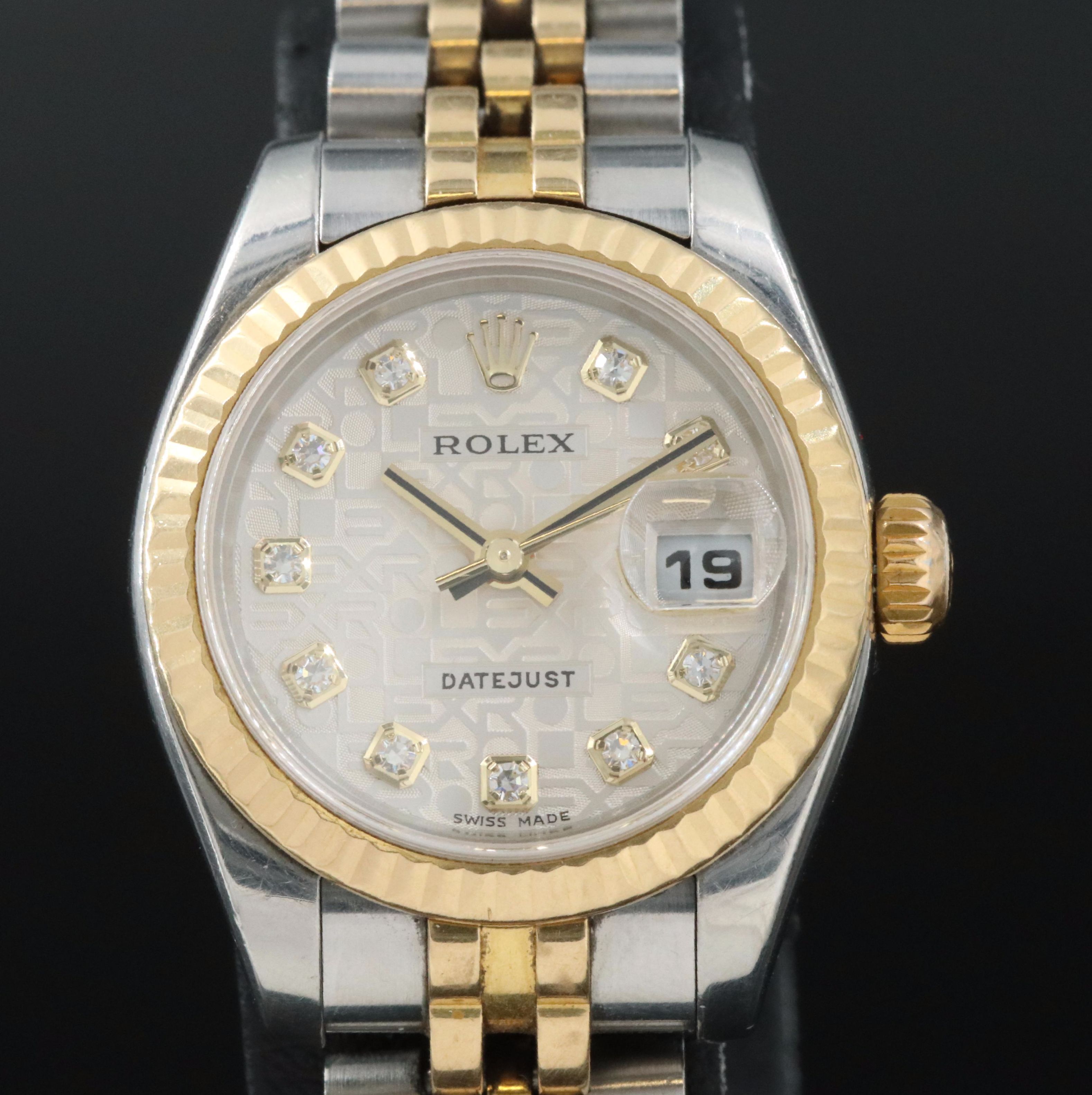 2005 Rolex Datejust with Jubilee Factory Diamond Dial