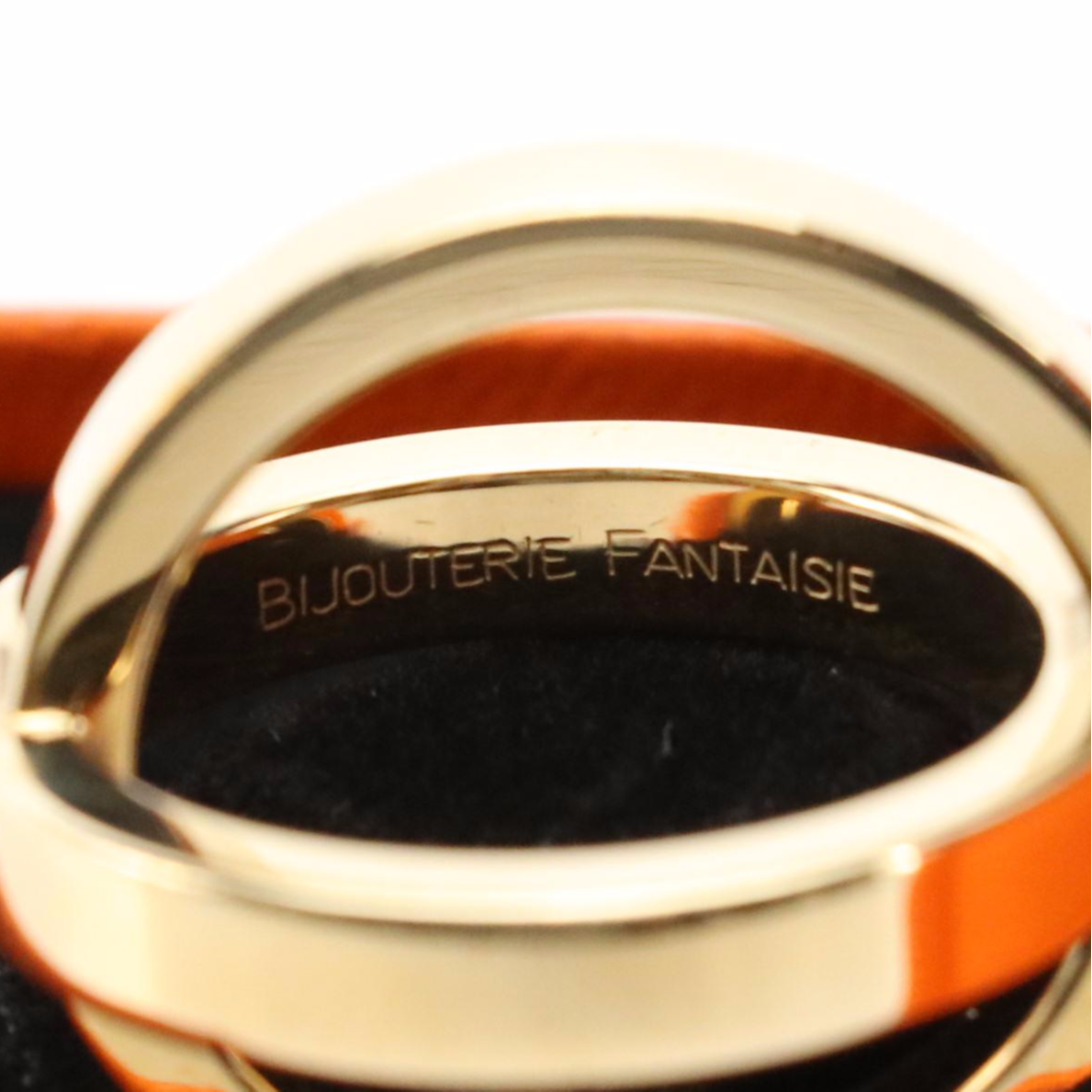 Hermès Bijouterie Fantaisie Cosmos Scarf Ring with Box