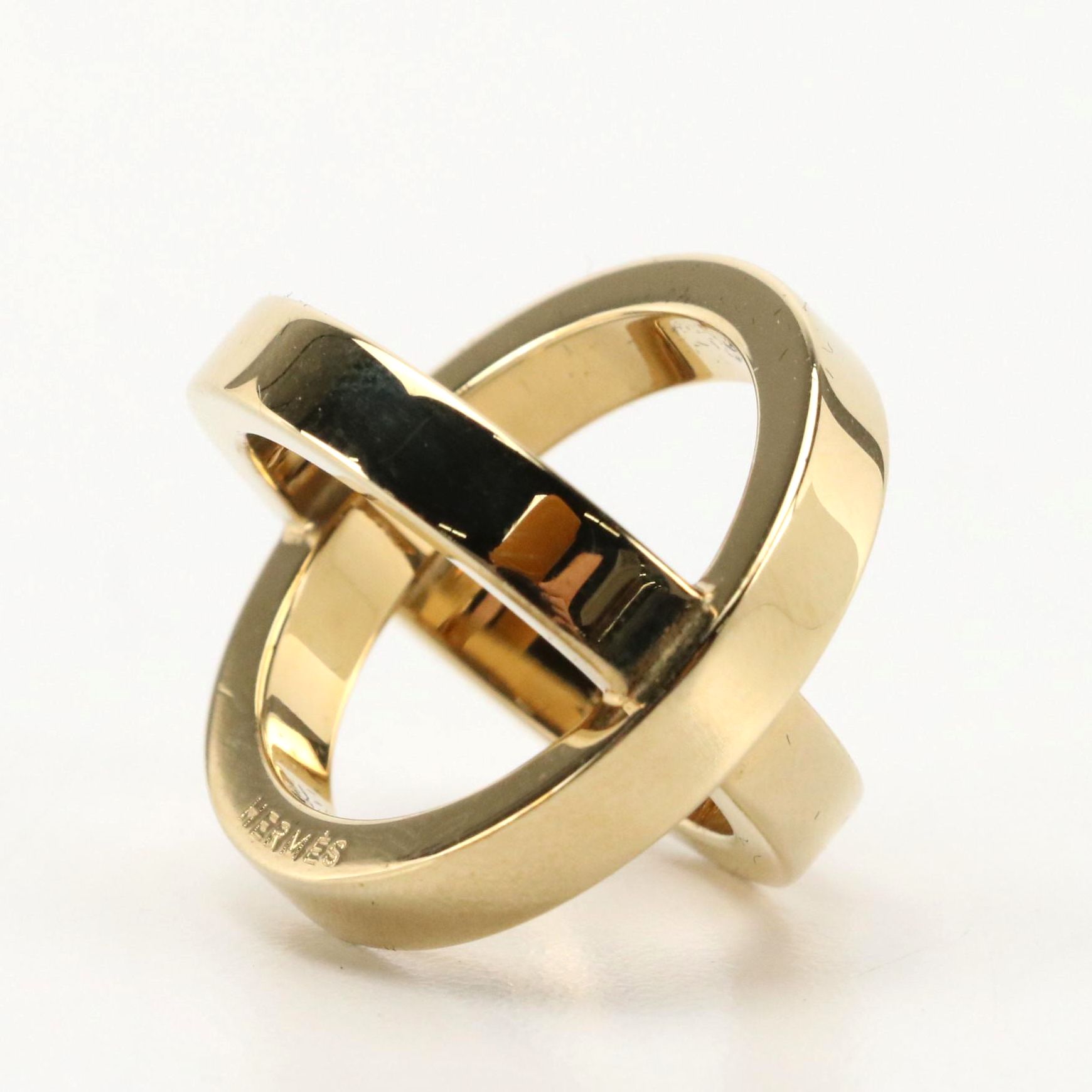 Hermès Bijouterie Fantaisie Cosmos Scarf Ring with Box