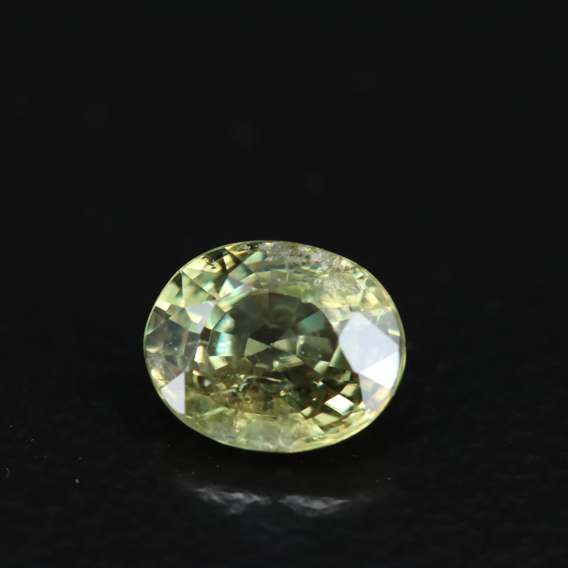 Loose 1.13 CT Demantoid Garnet