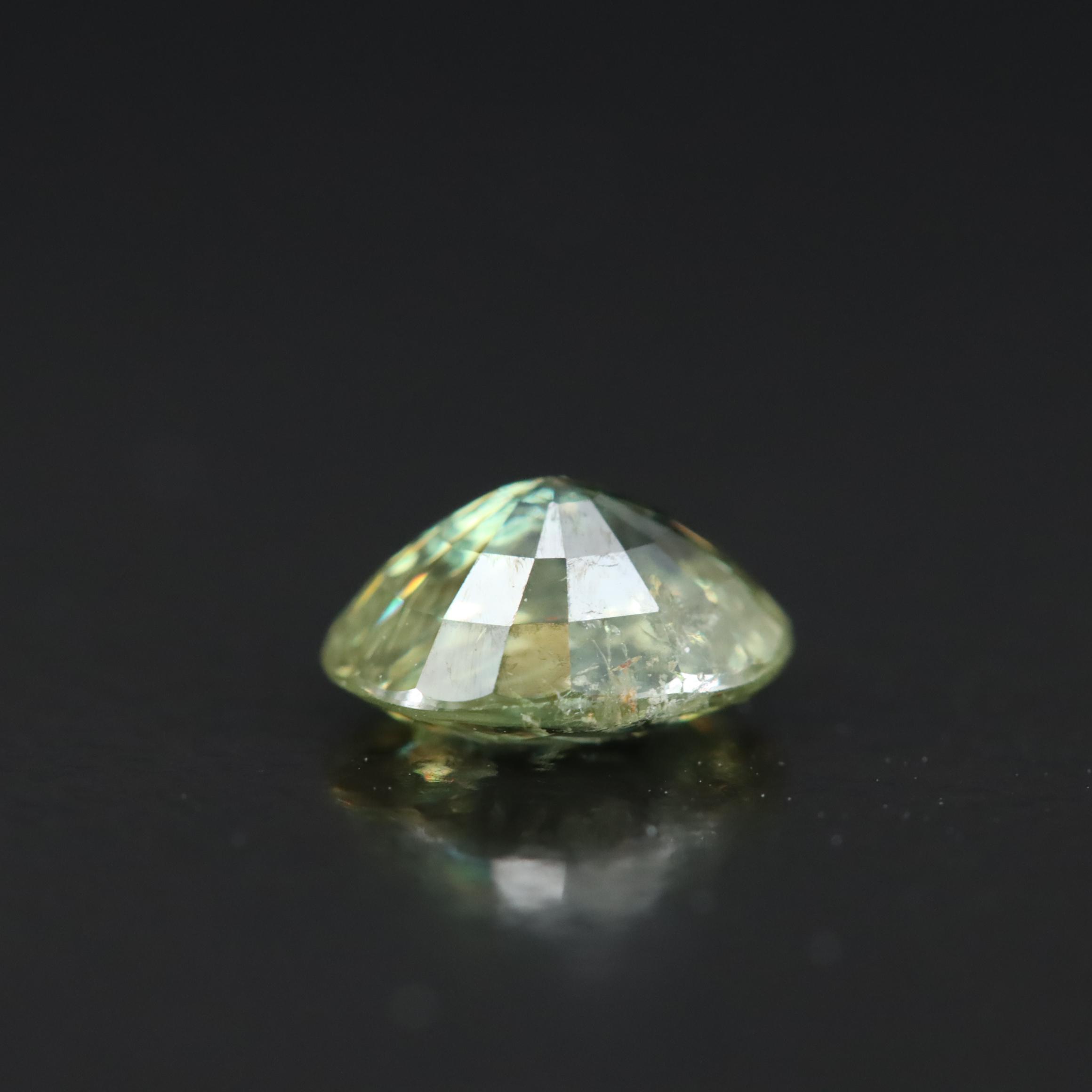 Loose 1.13 CT Demantoid Garnet