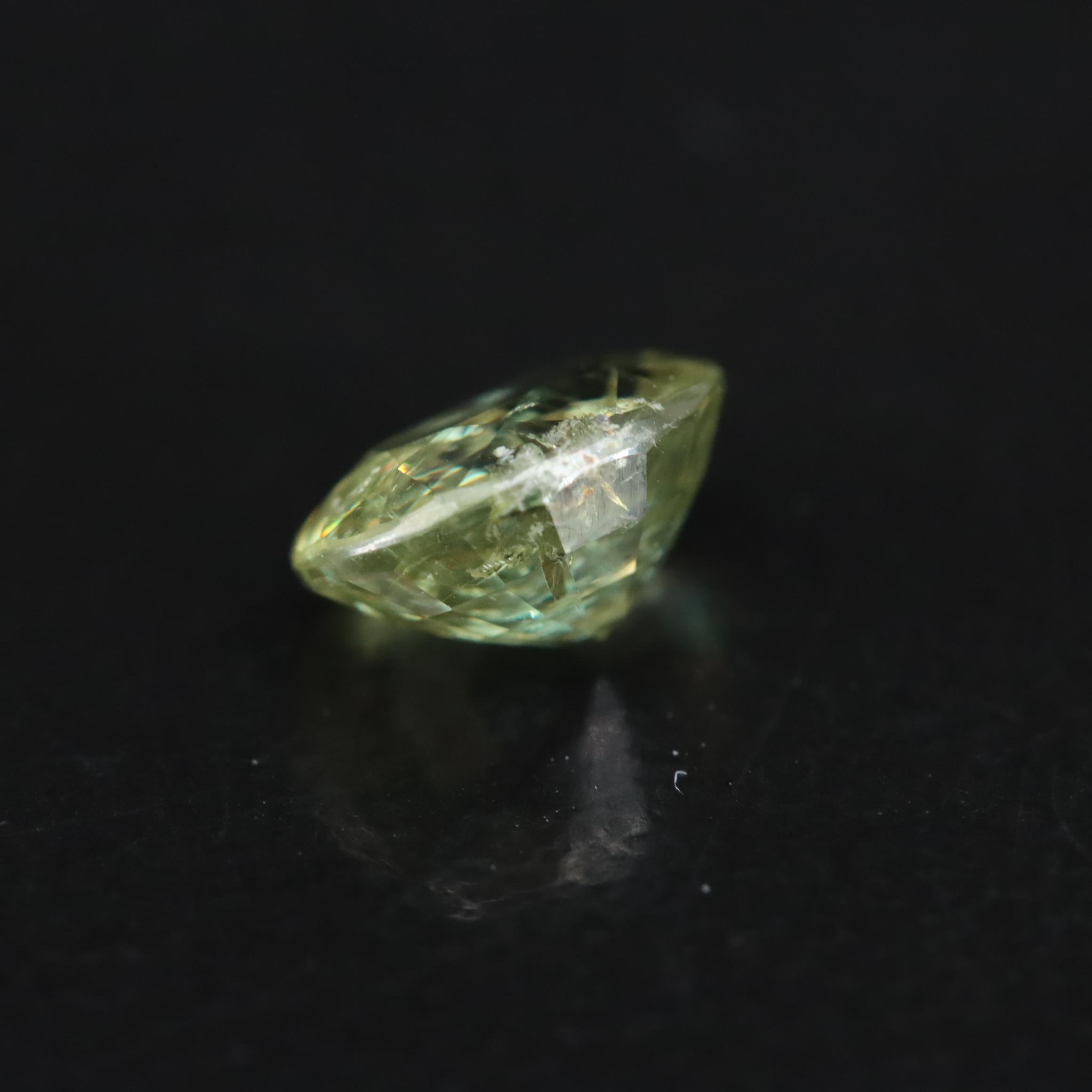 Loose 1.13 CT Demantoid Garnet