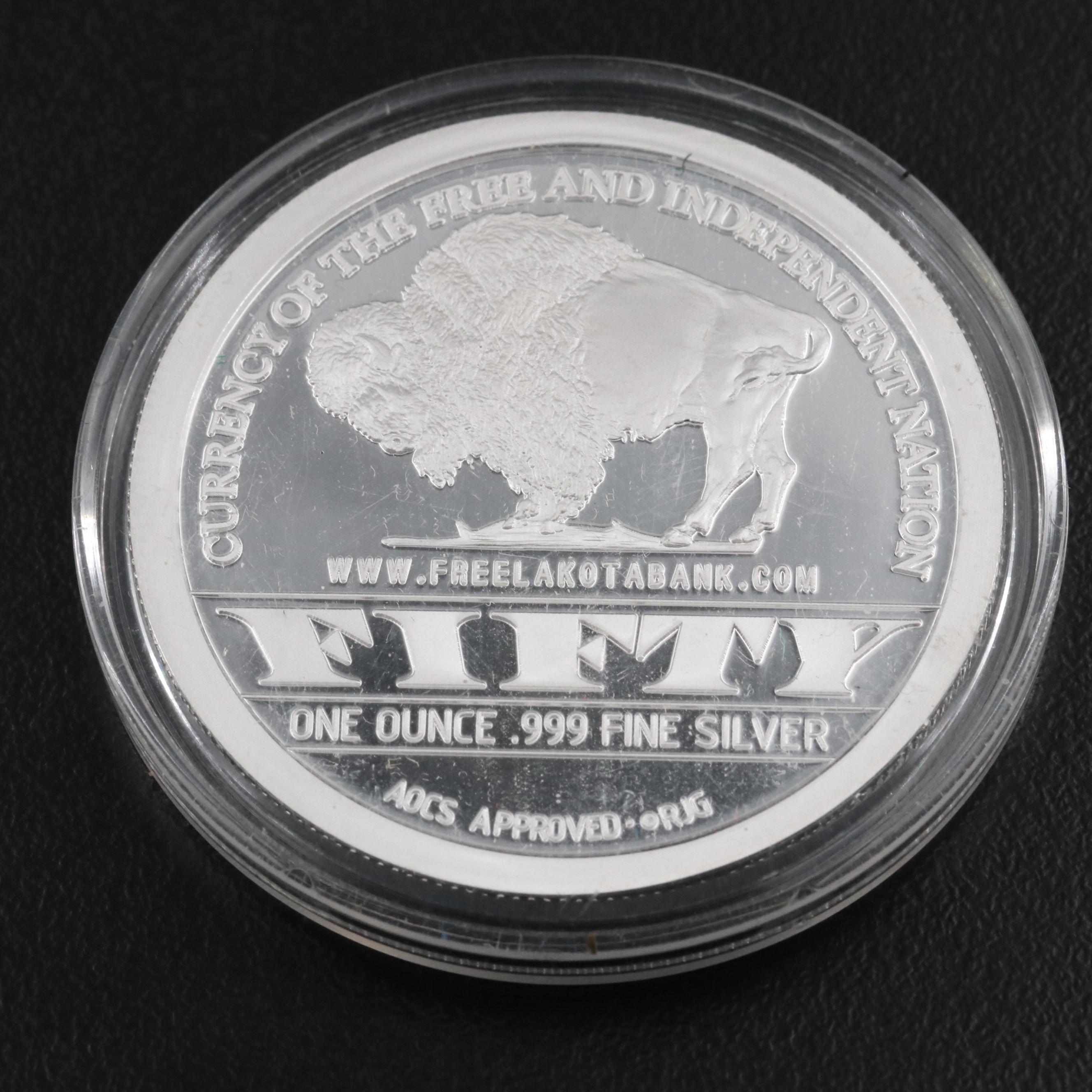 Three 1-Oz. Fine Silver Rounds