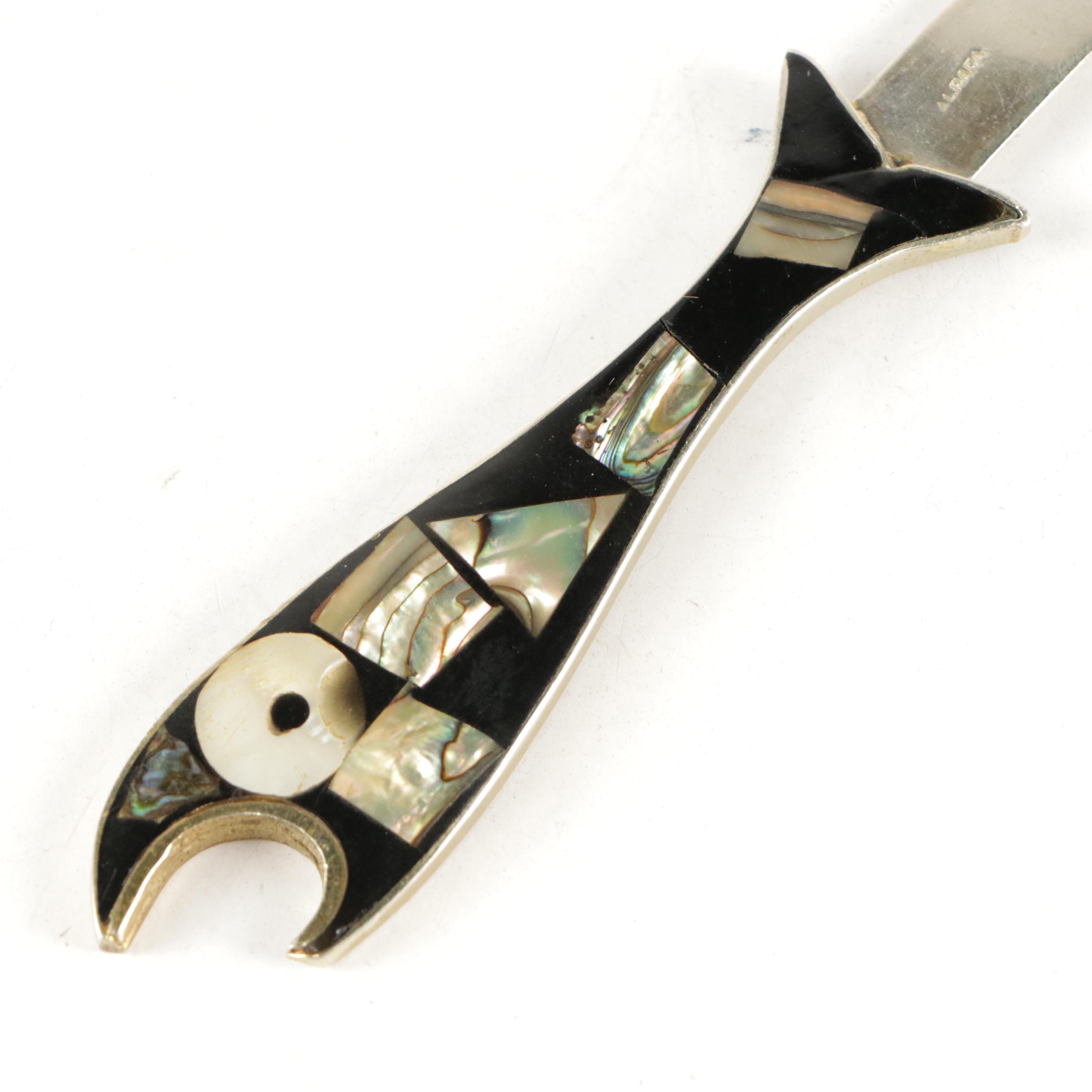 Mexican Abalone Inlay and Other Letter Openers