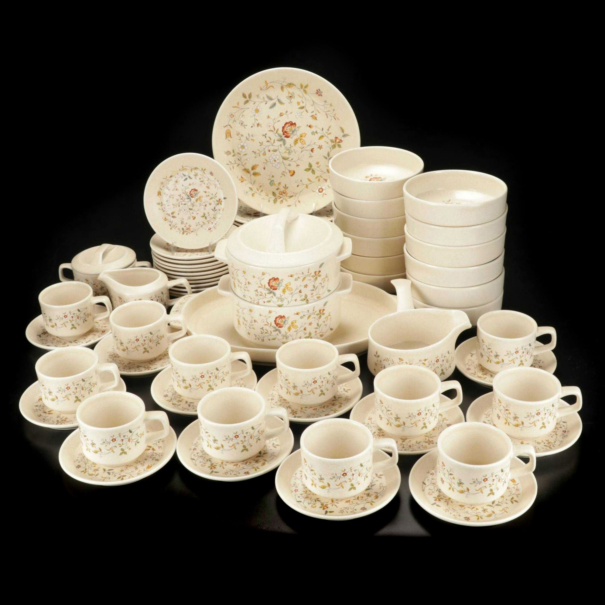 Lenox Temper-Ware "Merriment" Stoneware Dinnerware, Service for 12