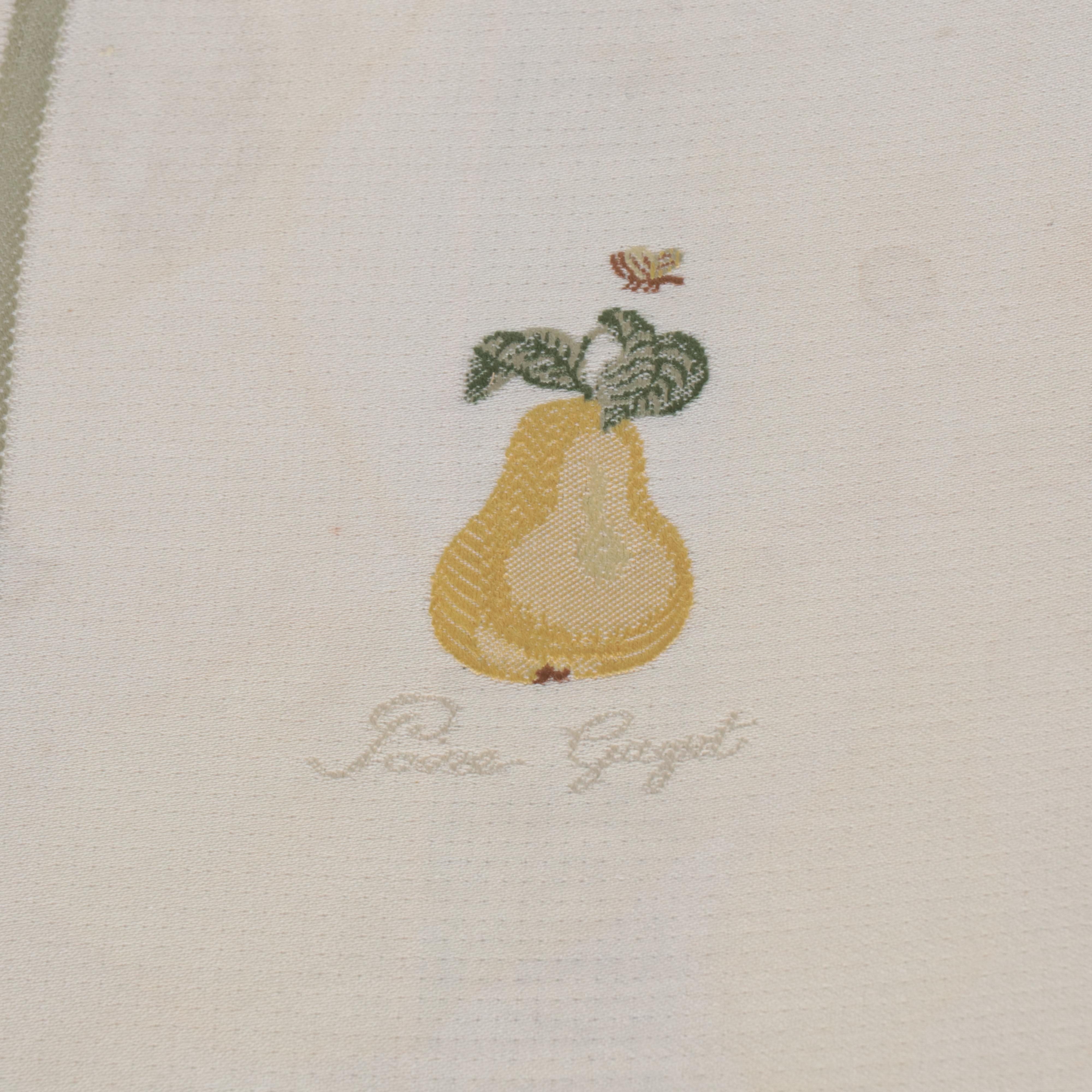 Victorian Style Cast Metal Patio Dining Set with Stone Top, Mid to Late 20th C.