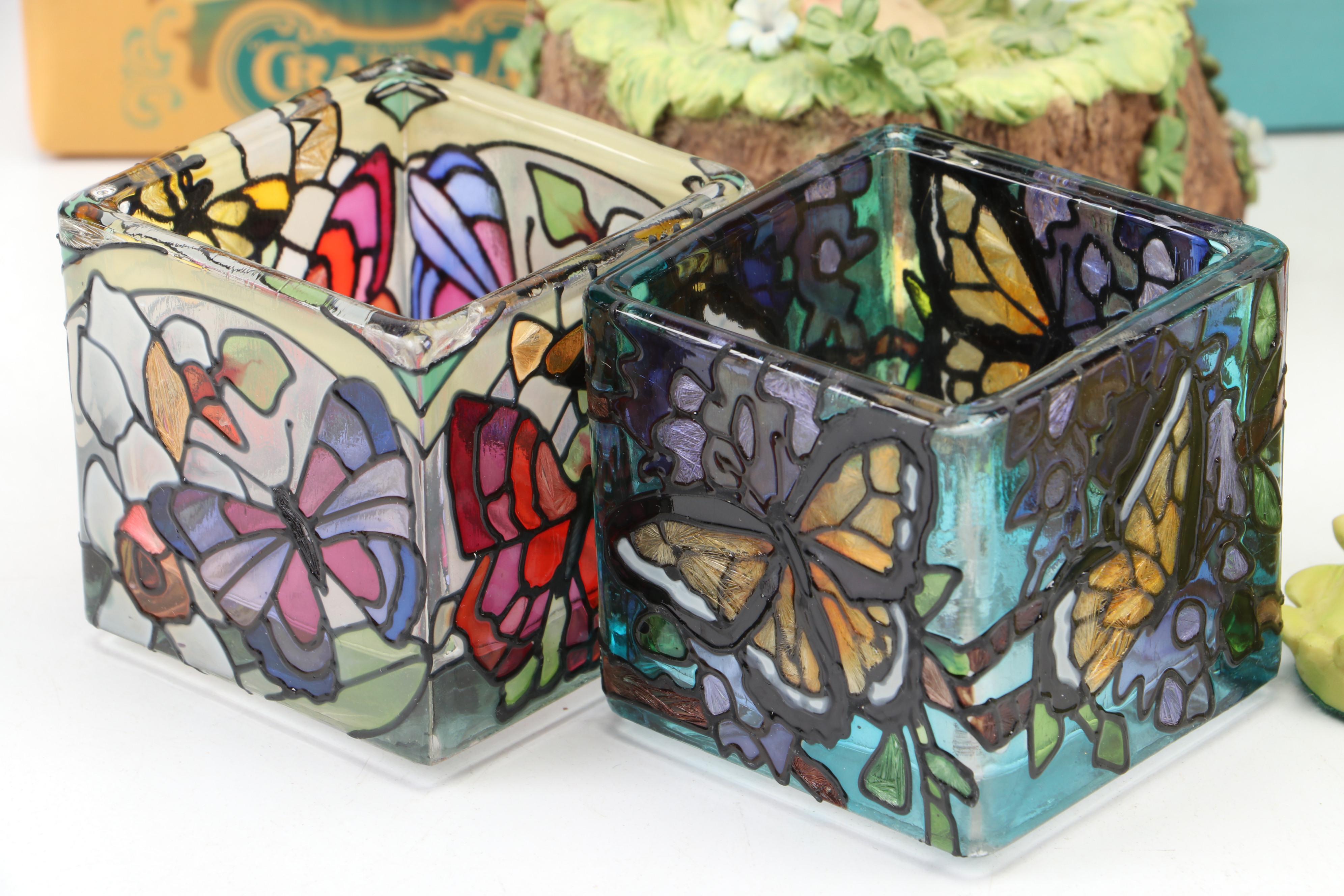 The San Francisco Resin Music Box with Hallmark Metal Figurines and More