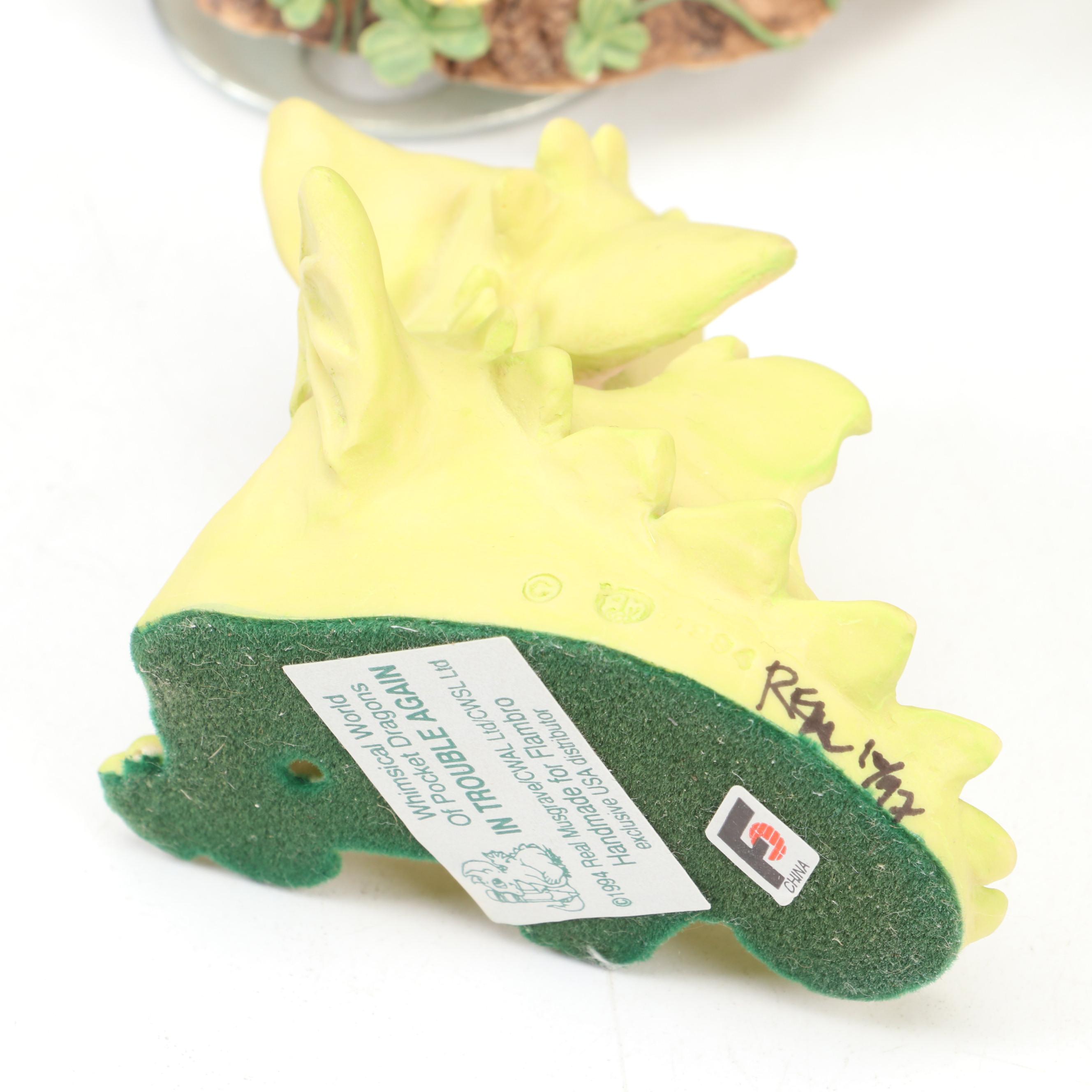 The San Francisco Resin Music Box with Hallmark Metal Figurines and More