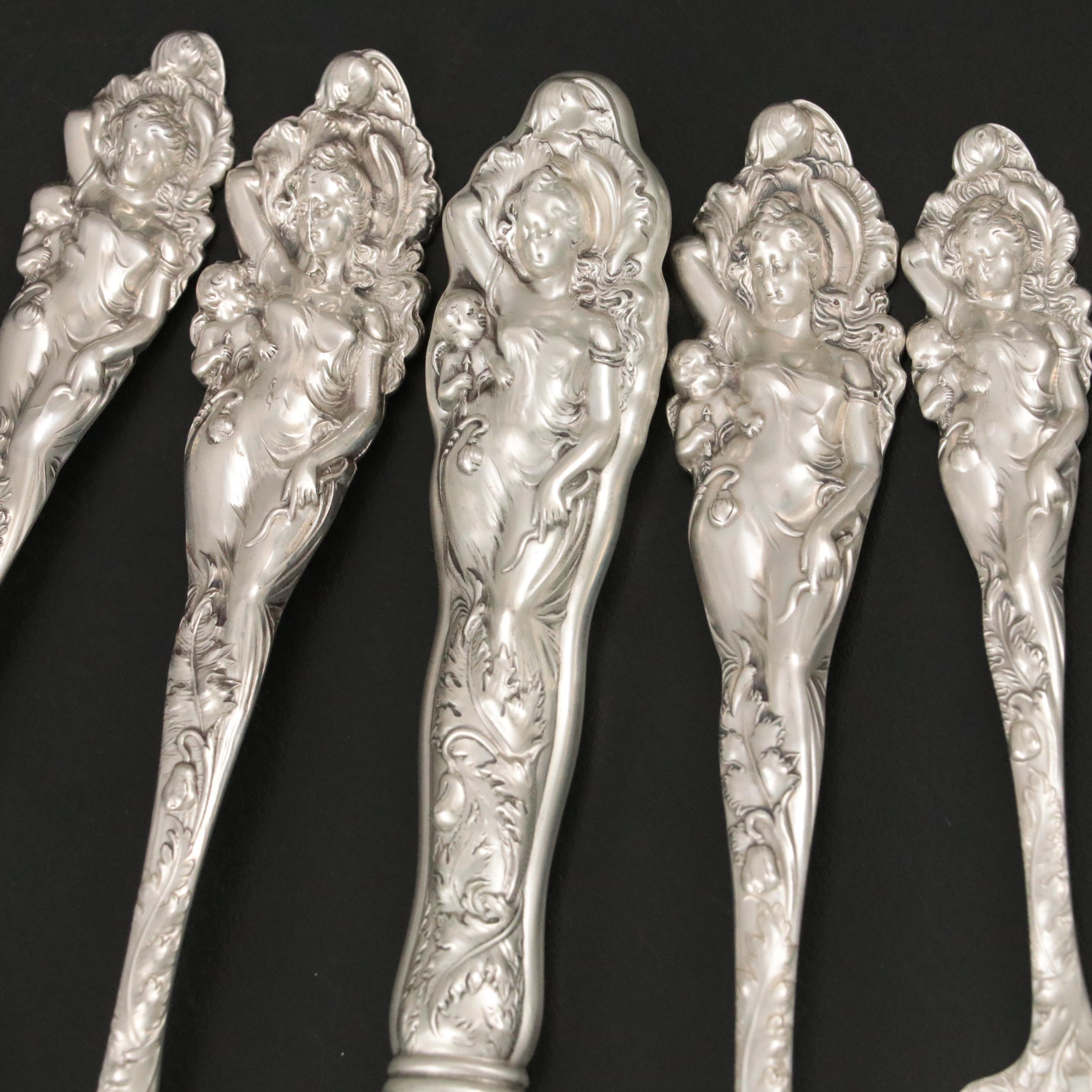 Reed & Barton "Love Disarmed" Sterling Silver Flatware Service for Eight