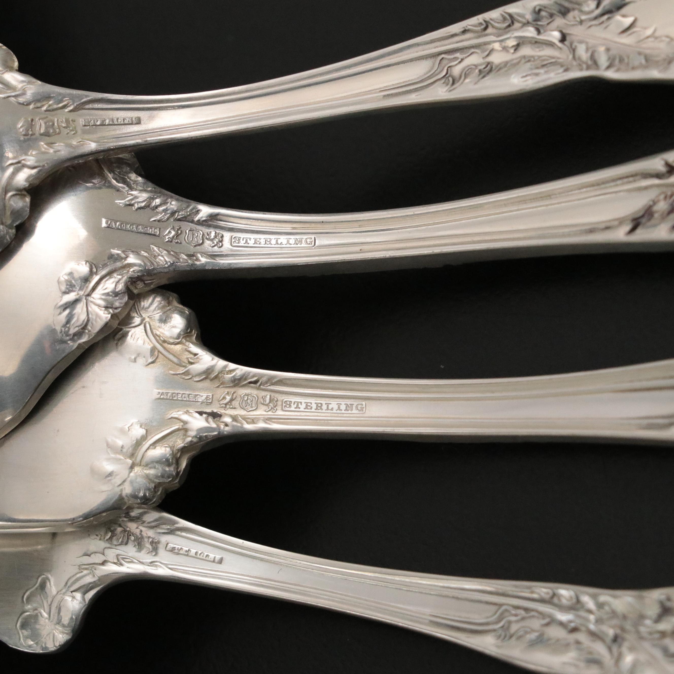 Reed & Barton "Love Disarmed" Sterling Silver Flatware Service for Eight