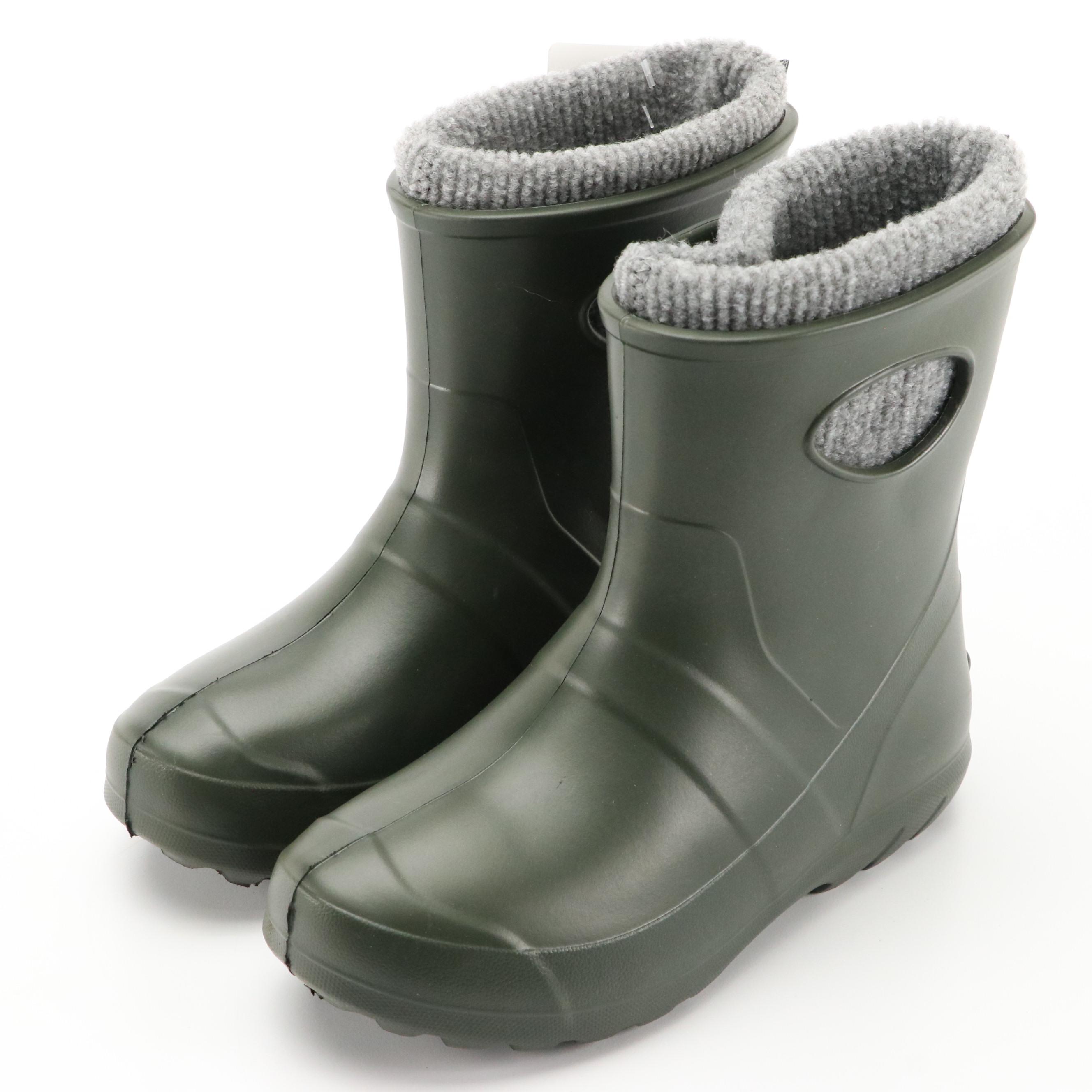 Leon Boots Co. Garden Ankle Ultralight Boots in Green with Boxes, NWT