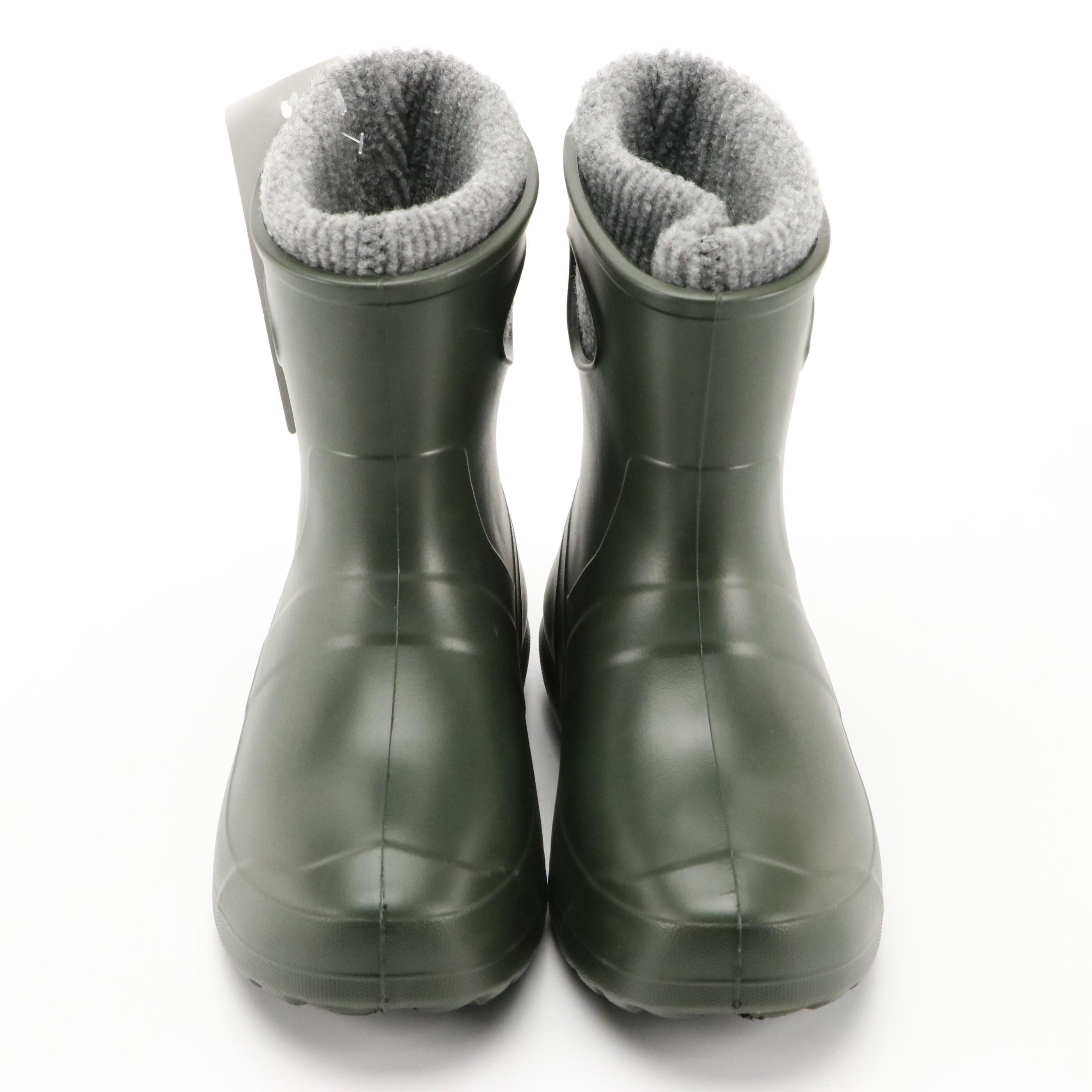 Leon Boots Co. Garden Ankle Ultralight Boots in Green with Boxes, NWT