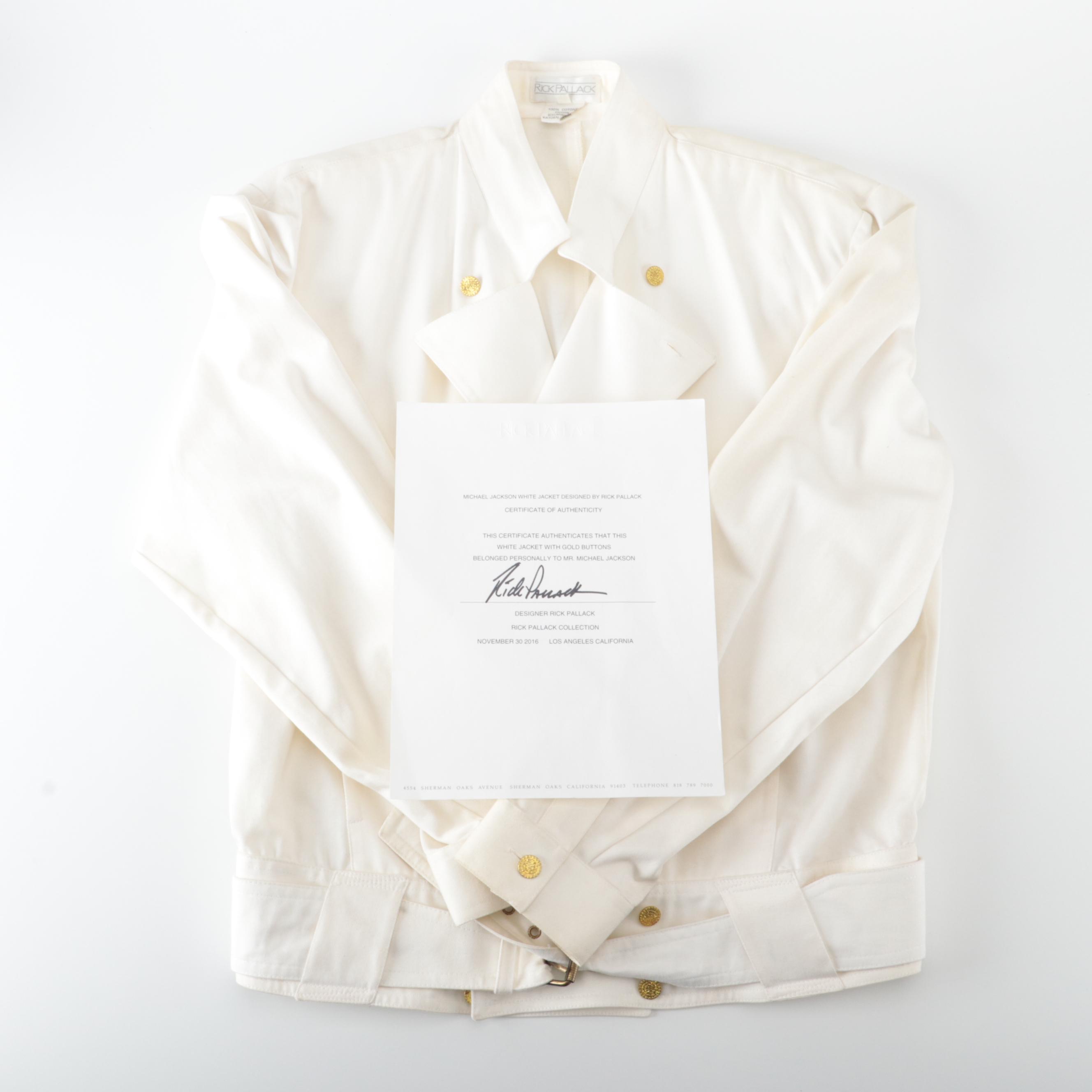Michael Jackson Owned Double-Breasted Jacket Designed by Rick Pallack with COA