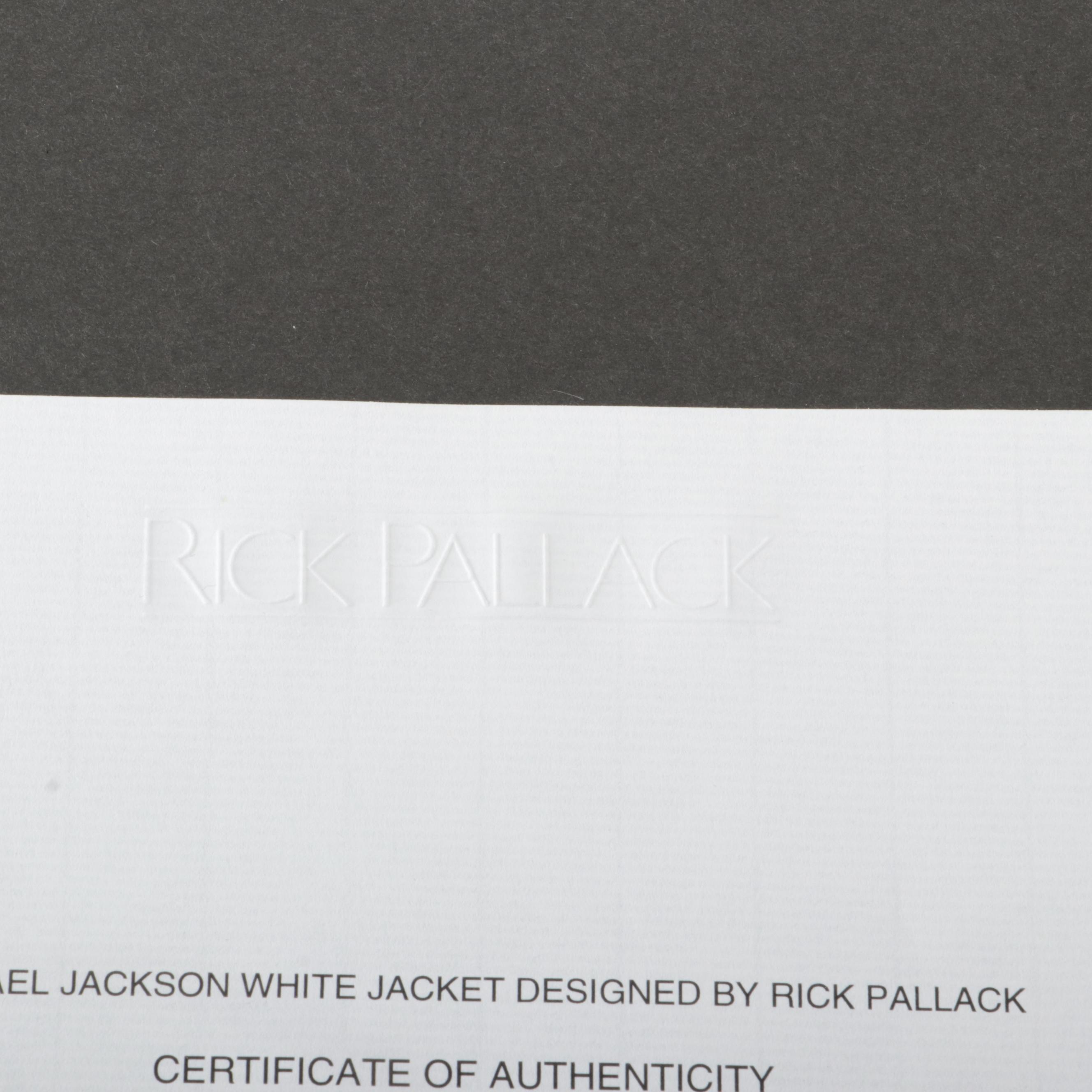 Michael Jackson Owned Double-Breasted Jacket Designed by Rick Pallack with COA