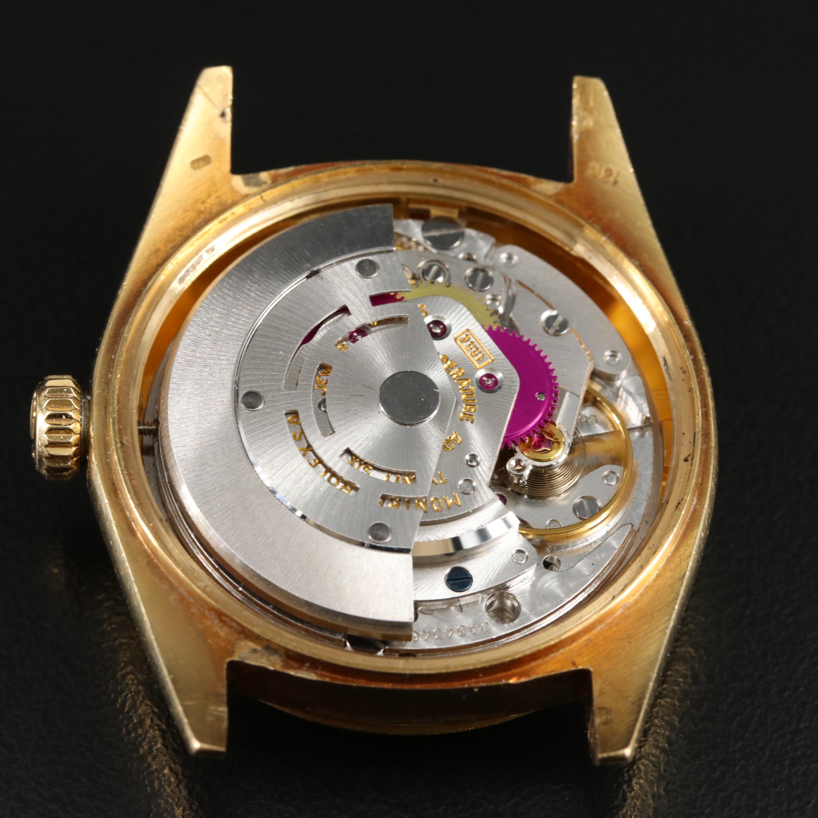 1970 Rolex Day Date Sigma Dial Non-Swiss Made President Band Watch