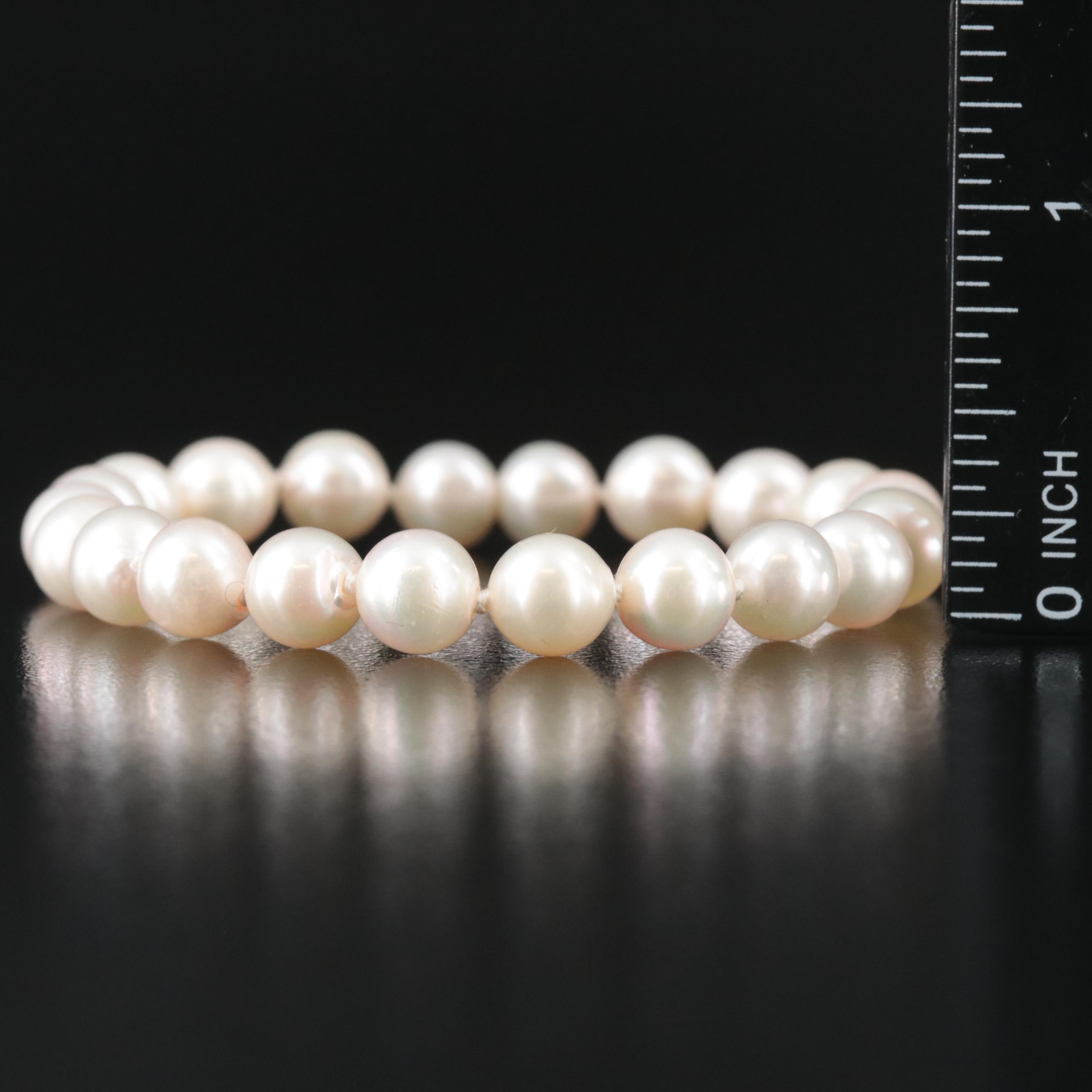 Pearl Bracelet and Necklace Set
