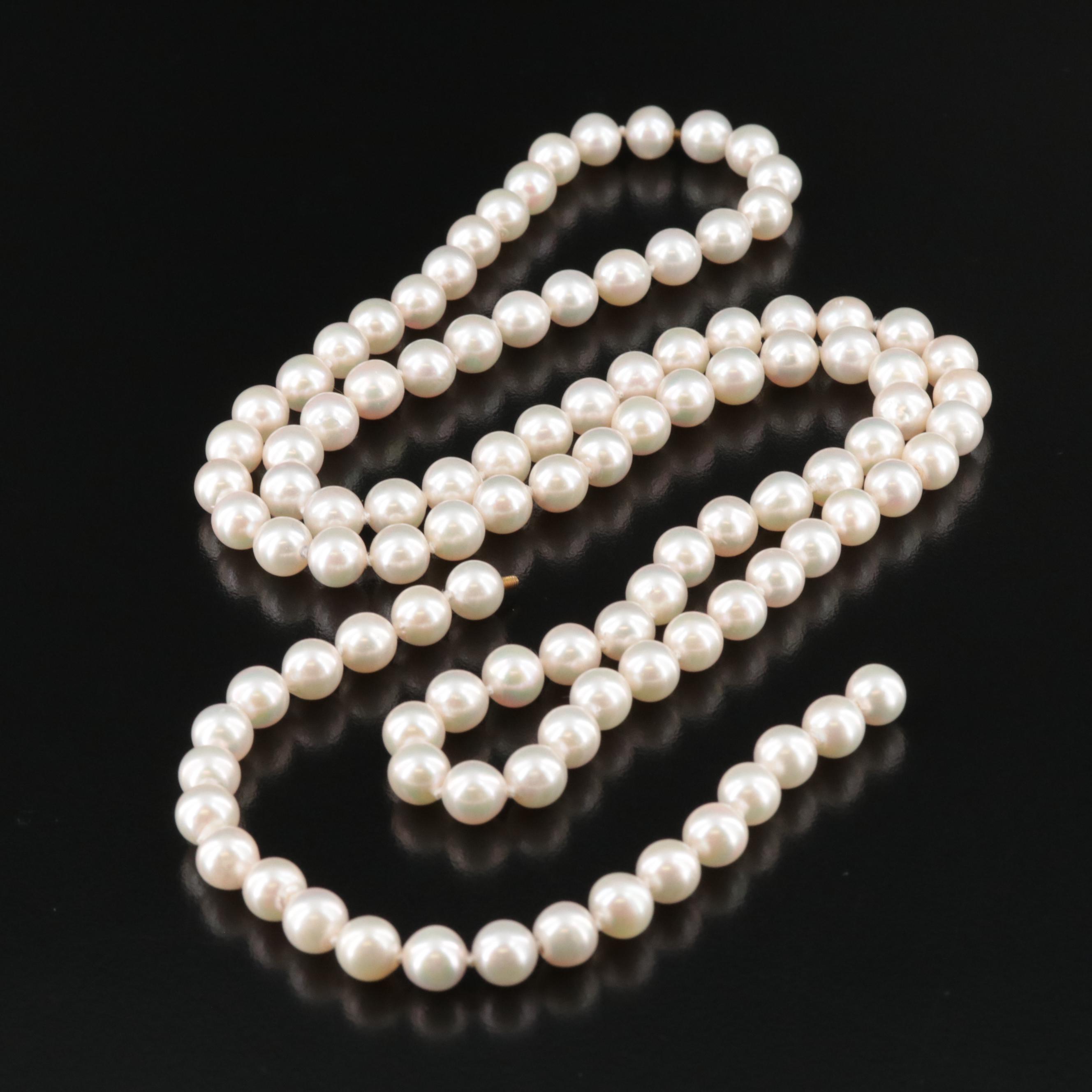 Pearl Bracelet and Necklace Set