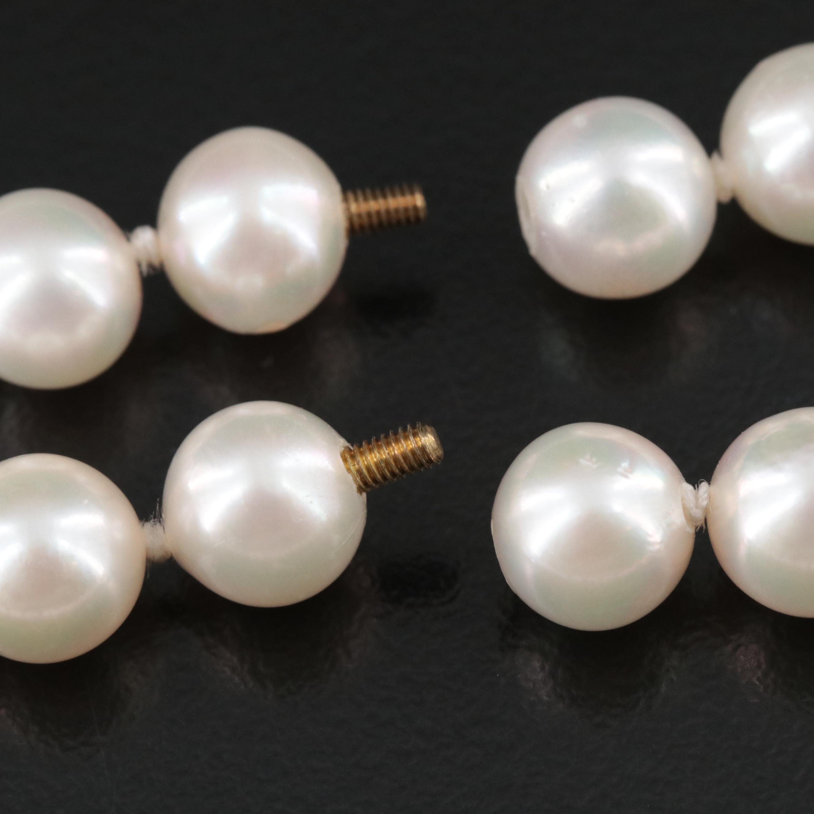Pearl Bracelet and Necklace Set