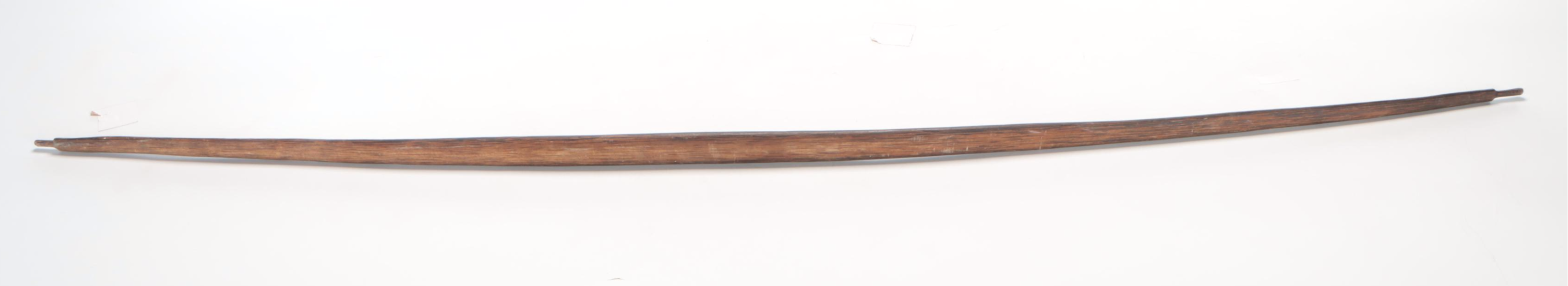 Wood Bowstaff with Wood Quiver and More Archery Equipment