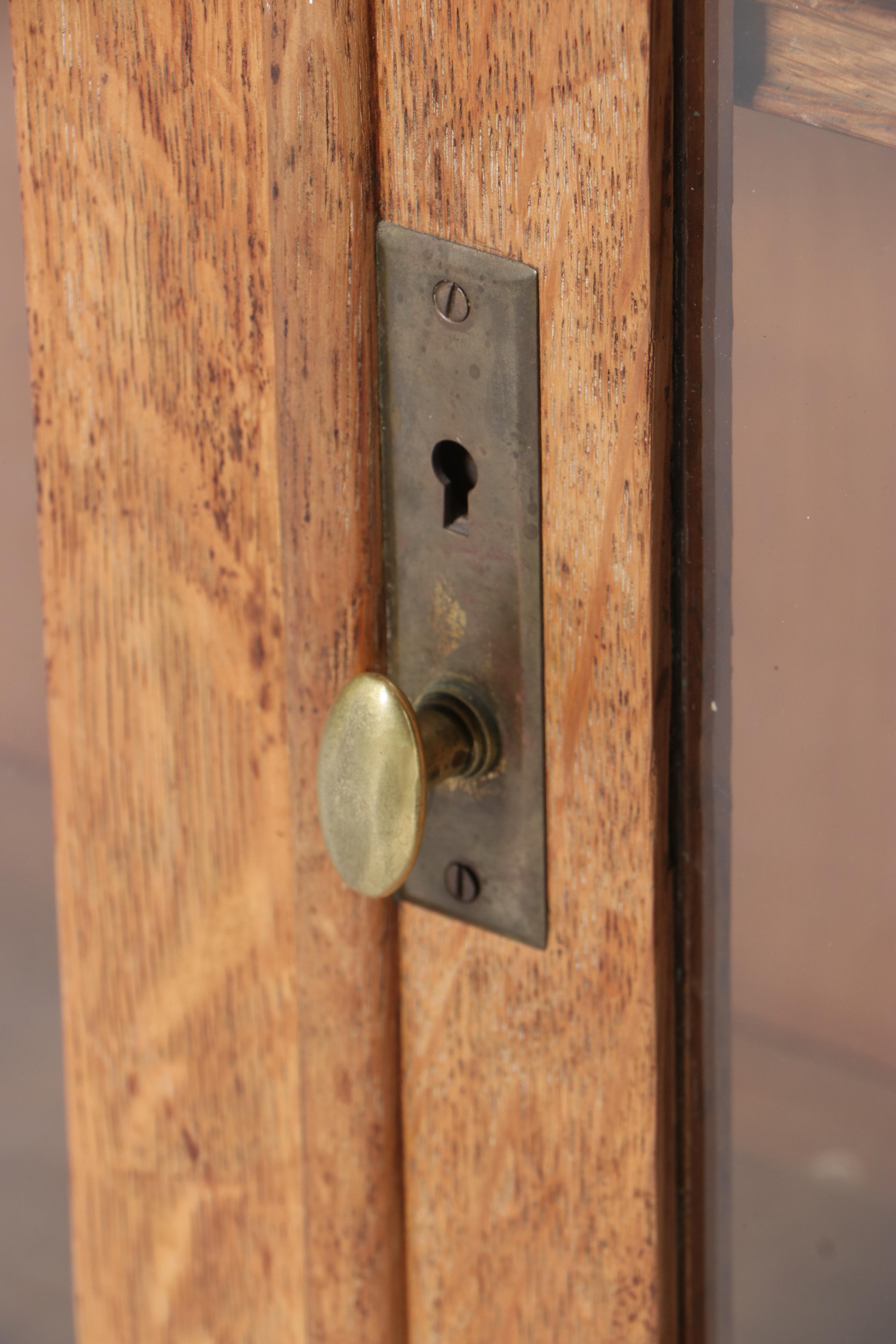 Library Bureau Sole Makers Quartersawn Oak Bookcase, Early 20th Century