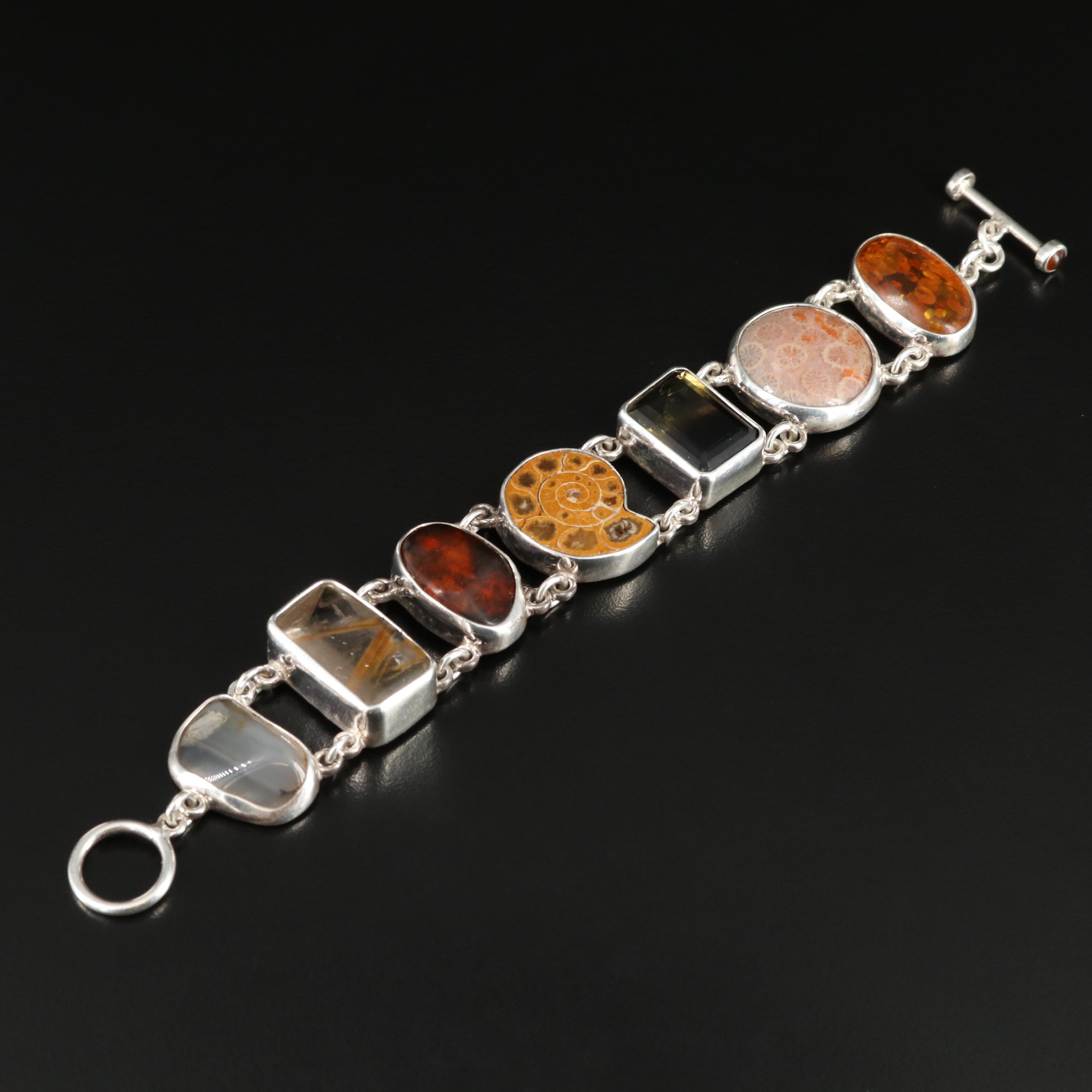 Starborn Sterling Gemstone Bracelet