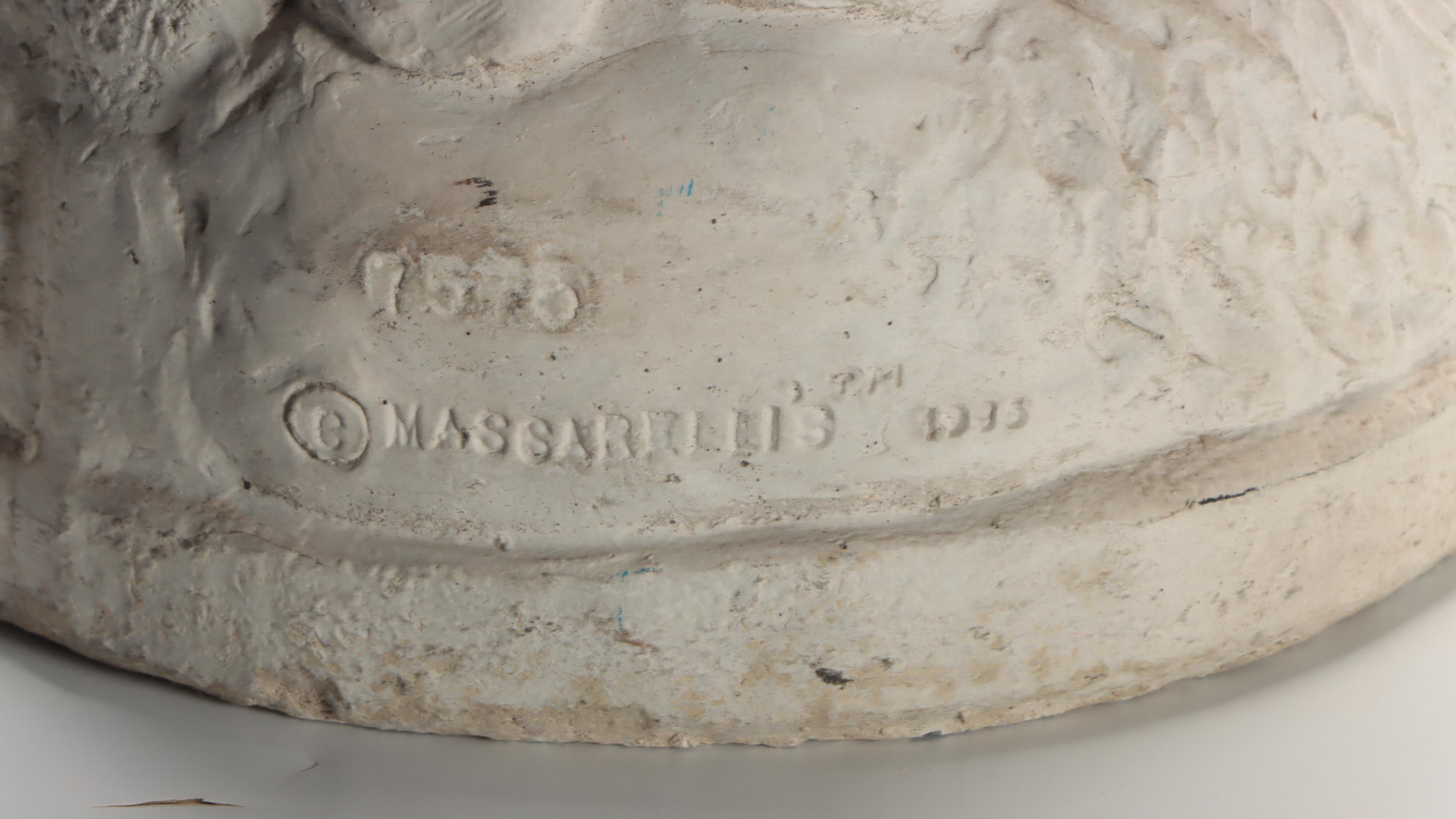 Massarelli's Cast Concrete Little Girl Garden Statue, 1996