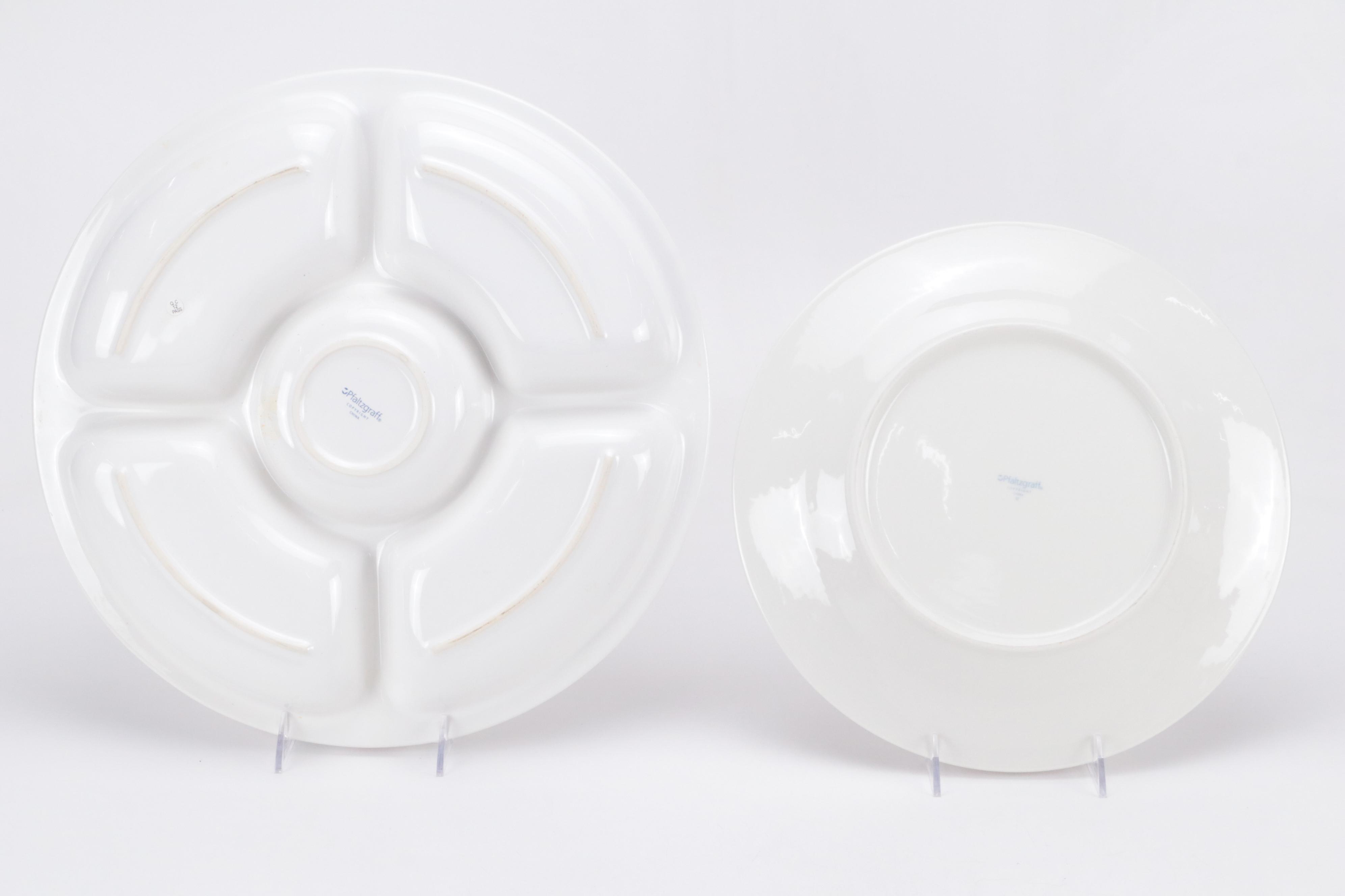 Pfaltzgraff  "Snow Bear" Dinnerware and Relish Tray with Other Tableware