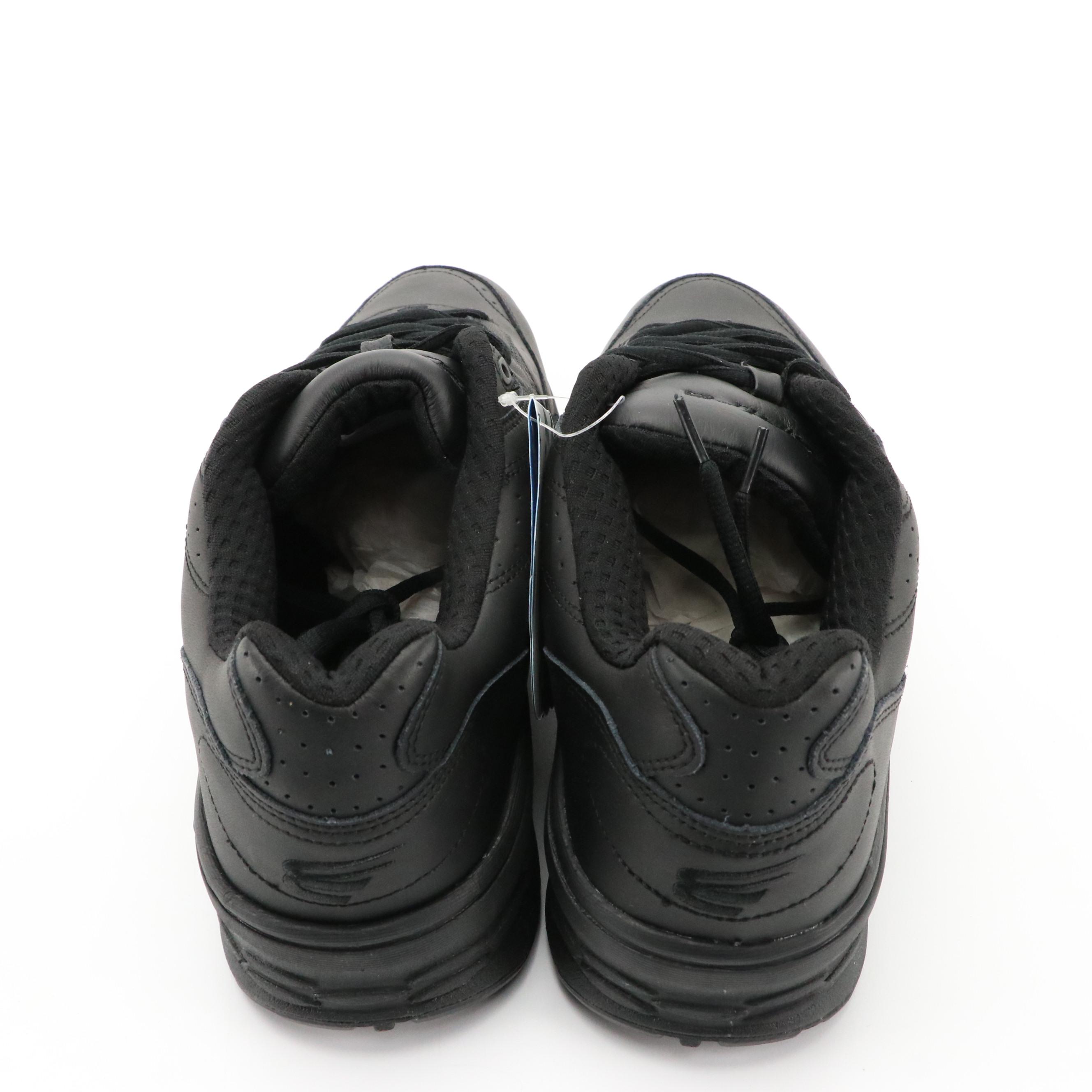 Four Pairs of Men's Spira Classic Walker Shoes in Black with Boxes, New with Tag