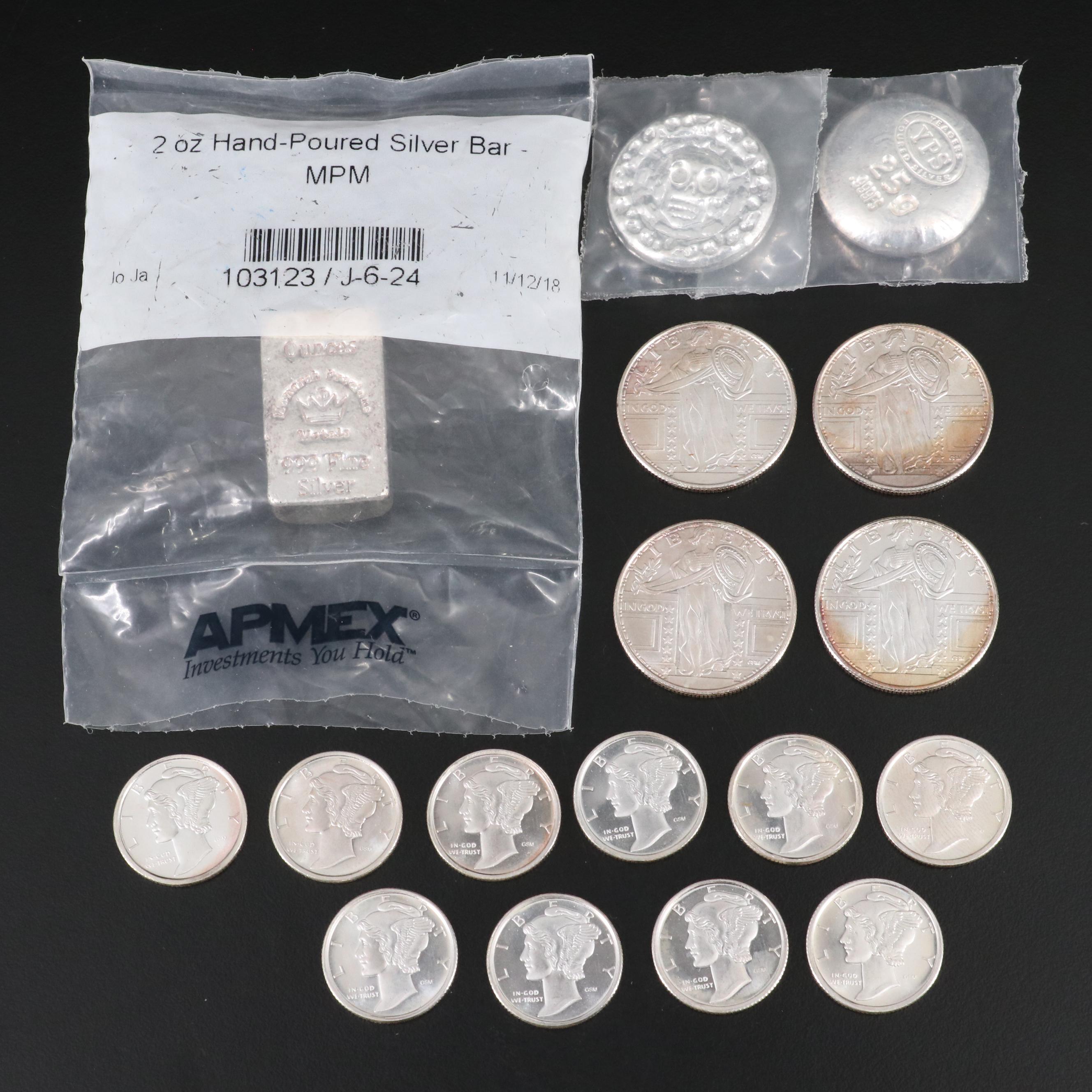 Group of Silver Bullion
