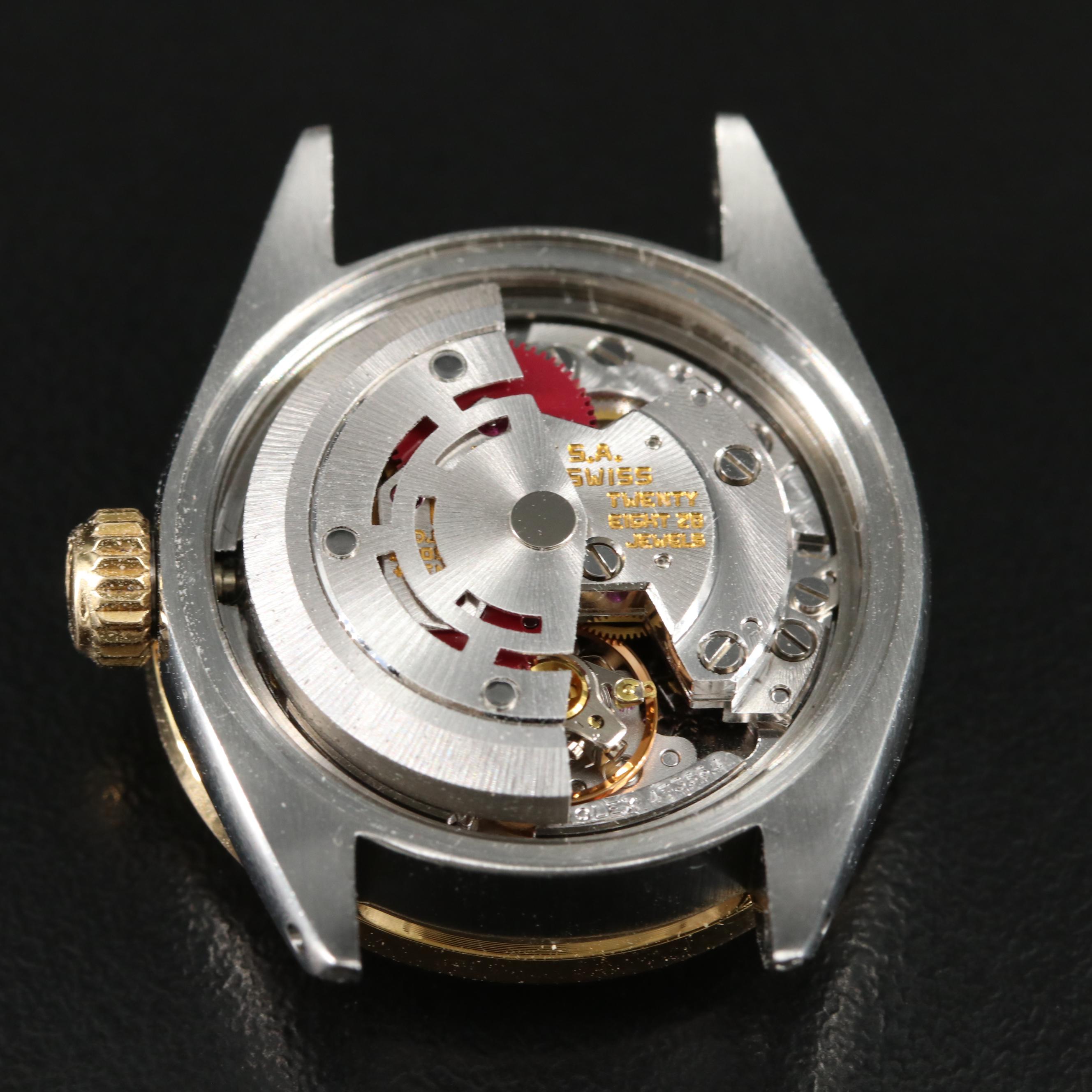 1977 Rolex Custom Diamond Datejust Watch