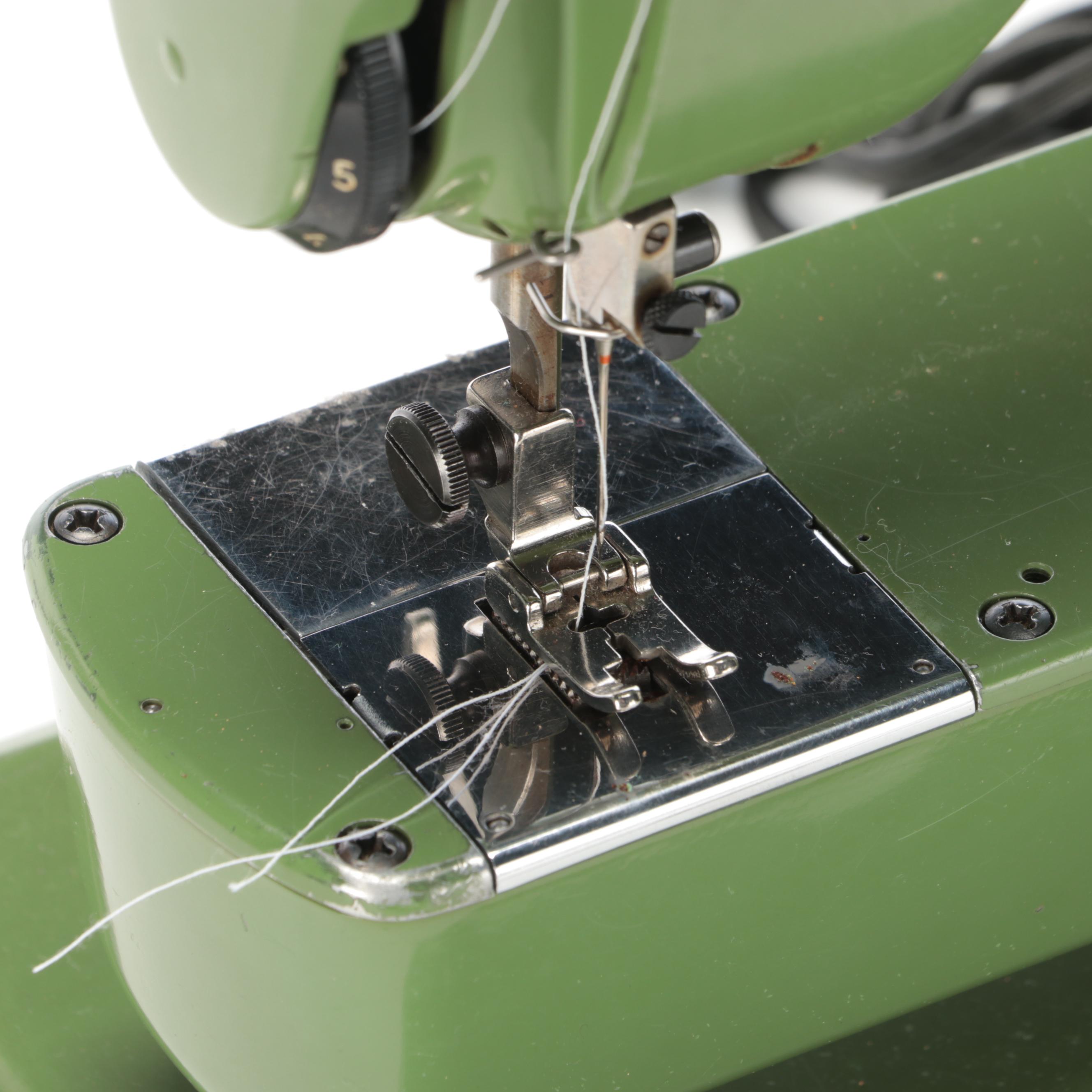 Elna "Supermatic" Electric Sewing Machine with Case