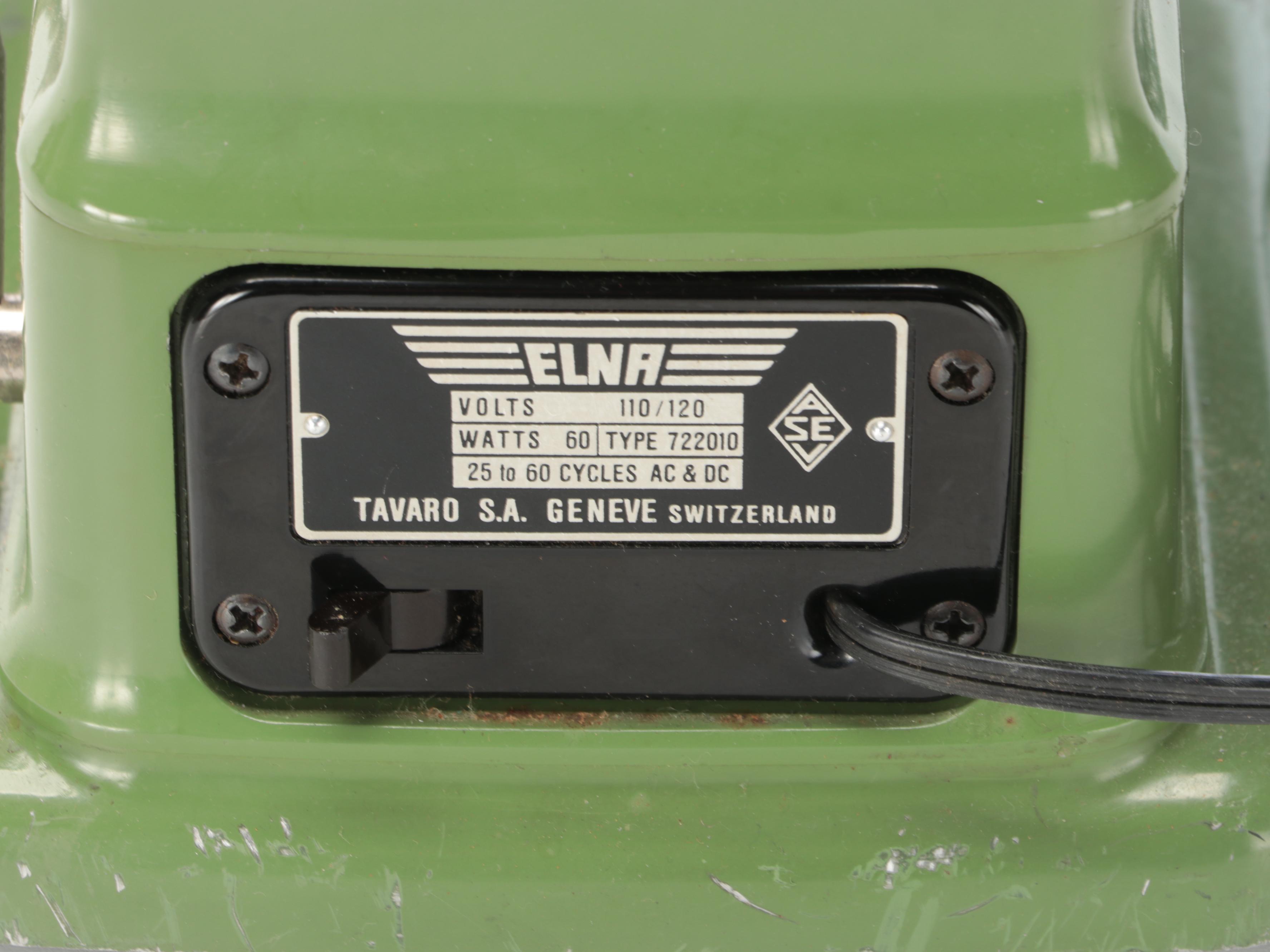 Elna "Supermatic" Electric Sewing Machine with Case