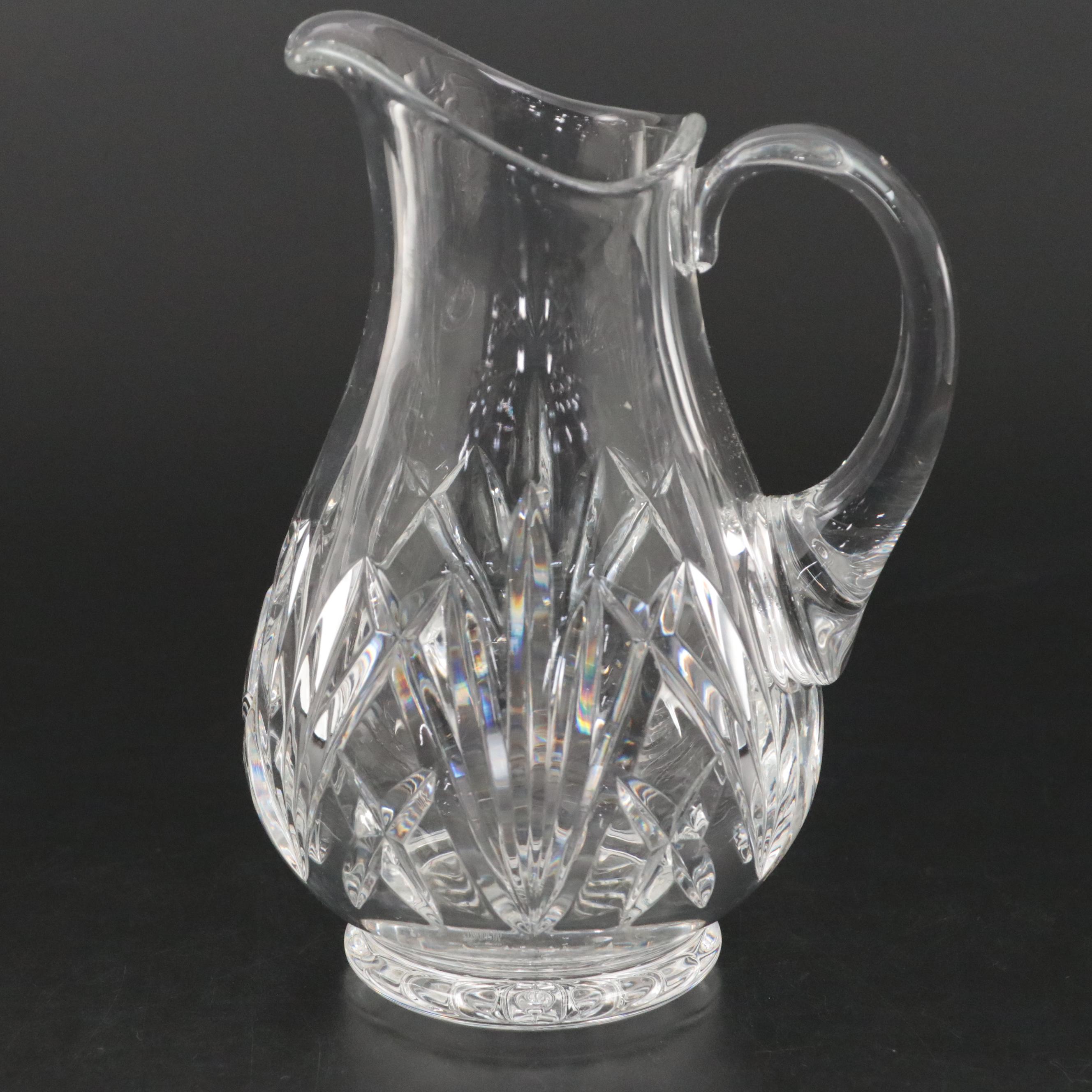 Marquis by Waterford "Brookside" Pitcher and Other Waterford Crystal Tableware