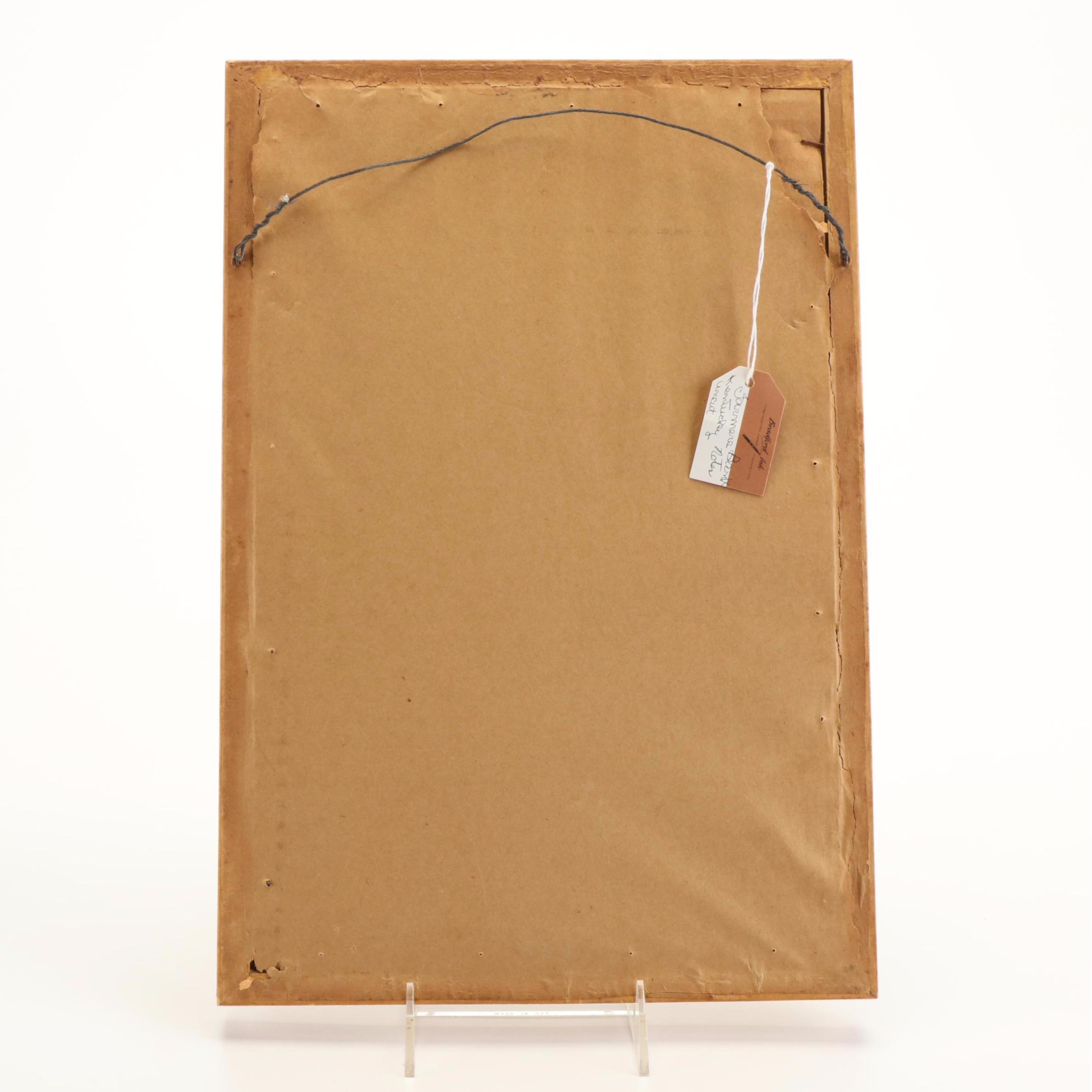 Uncut Sheet of 19th Century $5 Bank Notes from the Farmers Bank of Kentucky