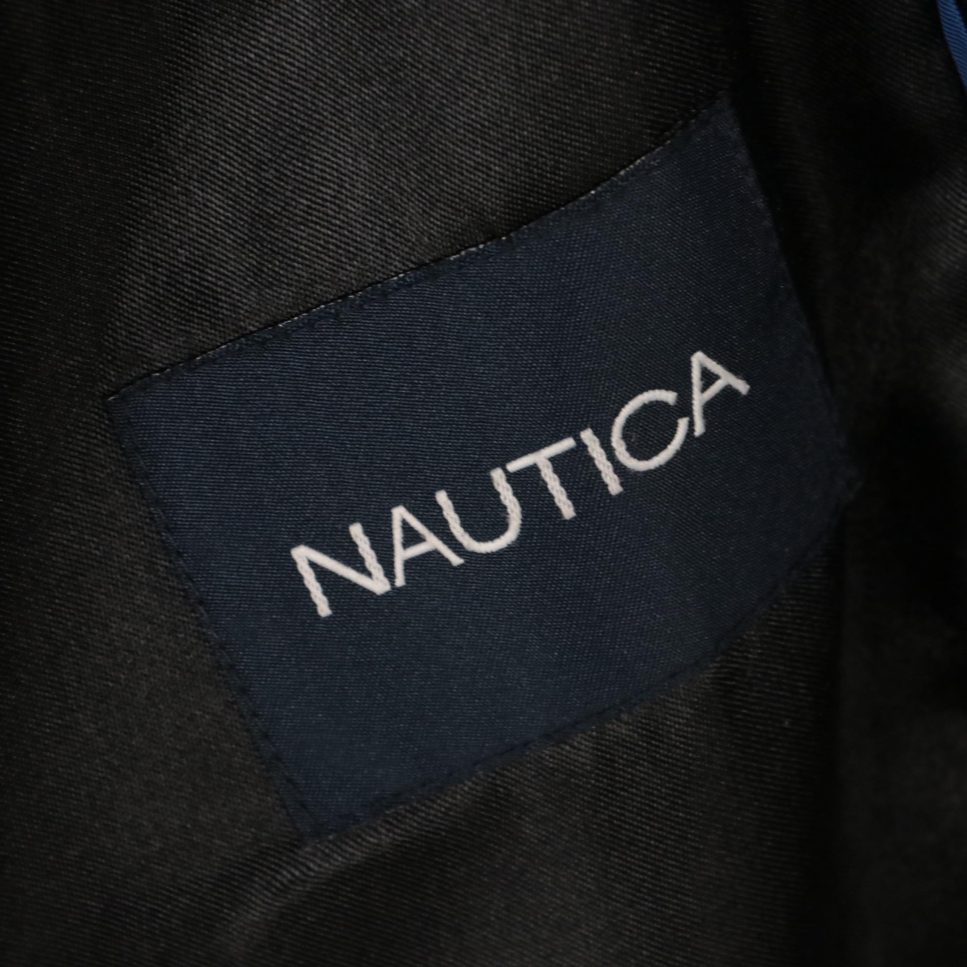 Men's Nautica Wool Blend Overcoat and Club Room Cashmere Scarf