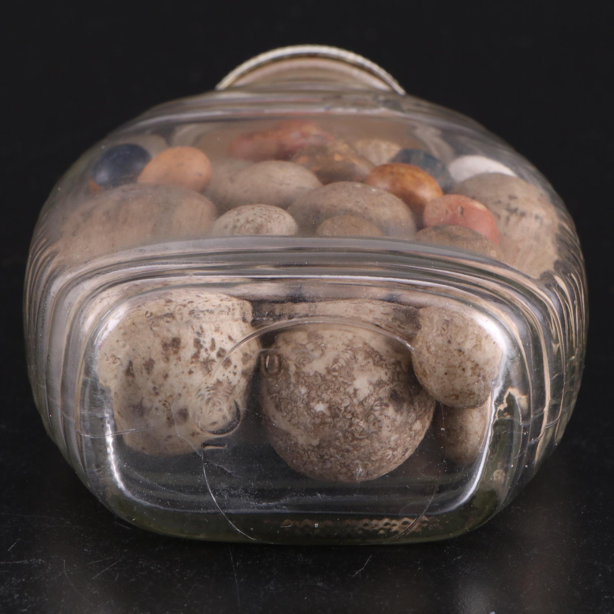 Clay Bennington Marbles & Shooters, Sulfite, Bumblebee and More Glass Marbles