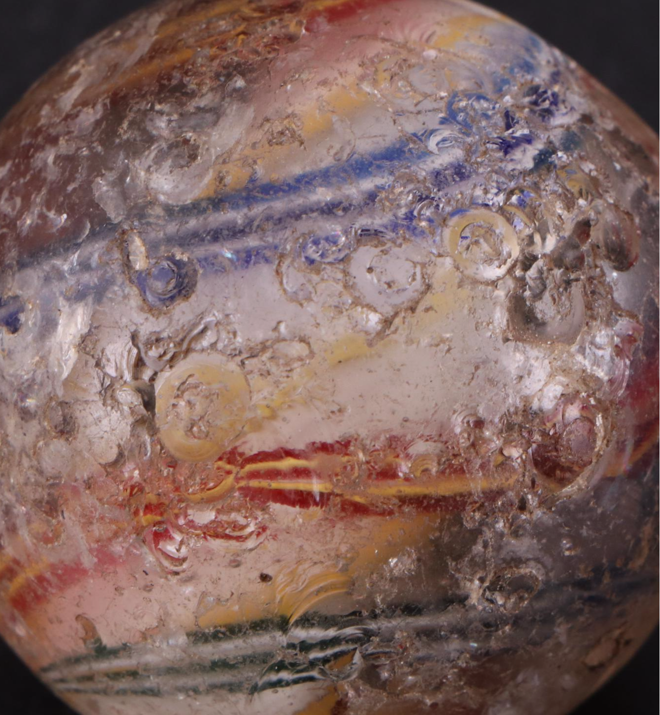 Clay Bennington Marbles & Shooters, Sulfite, Bumblebee and More Glass Marbles