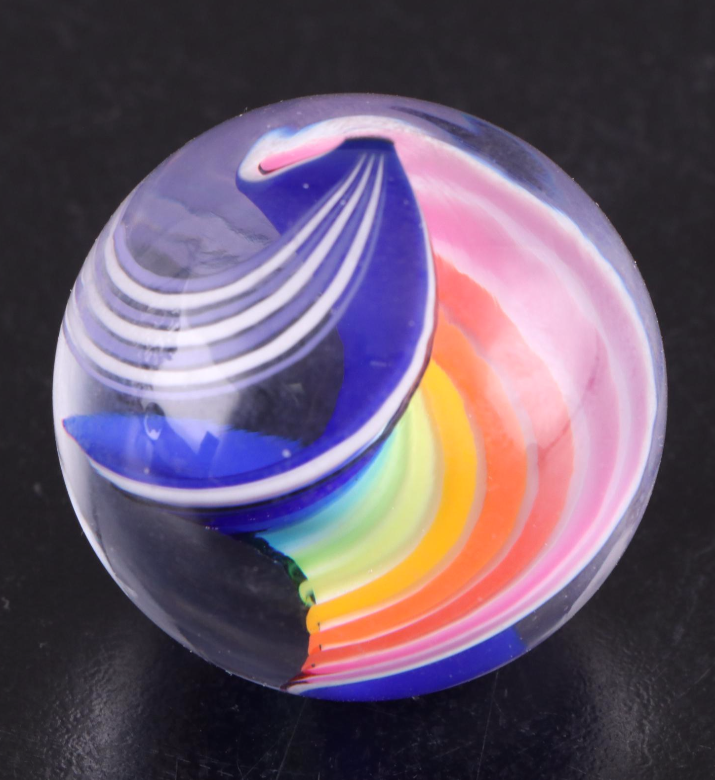 Clay Bennington Marbles & Shooters, Sulfite, Bumblebee and More Glass Marbles